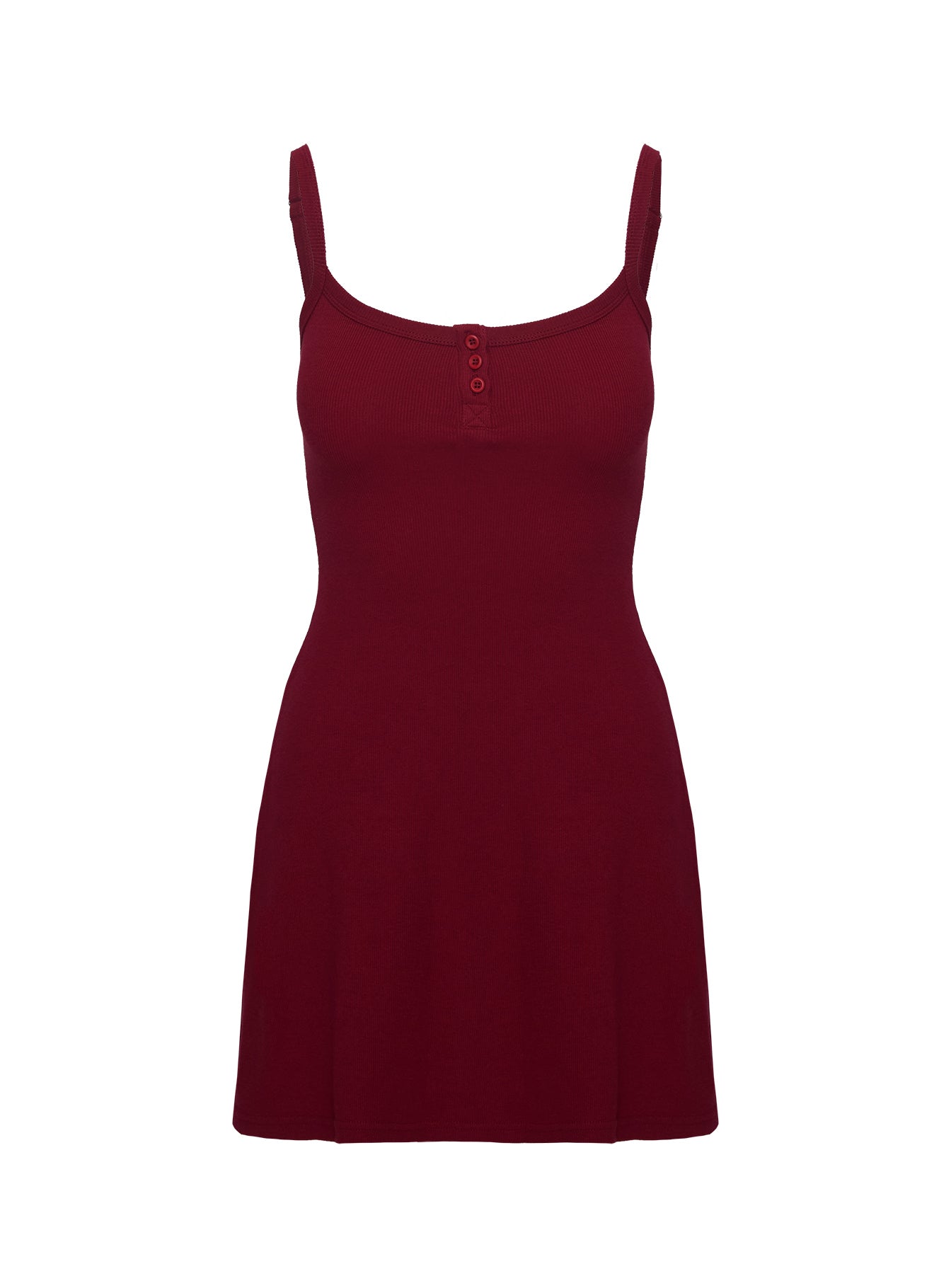 Baseline Rib Mini Dress Red Cheap Sale Discounts