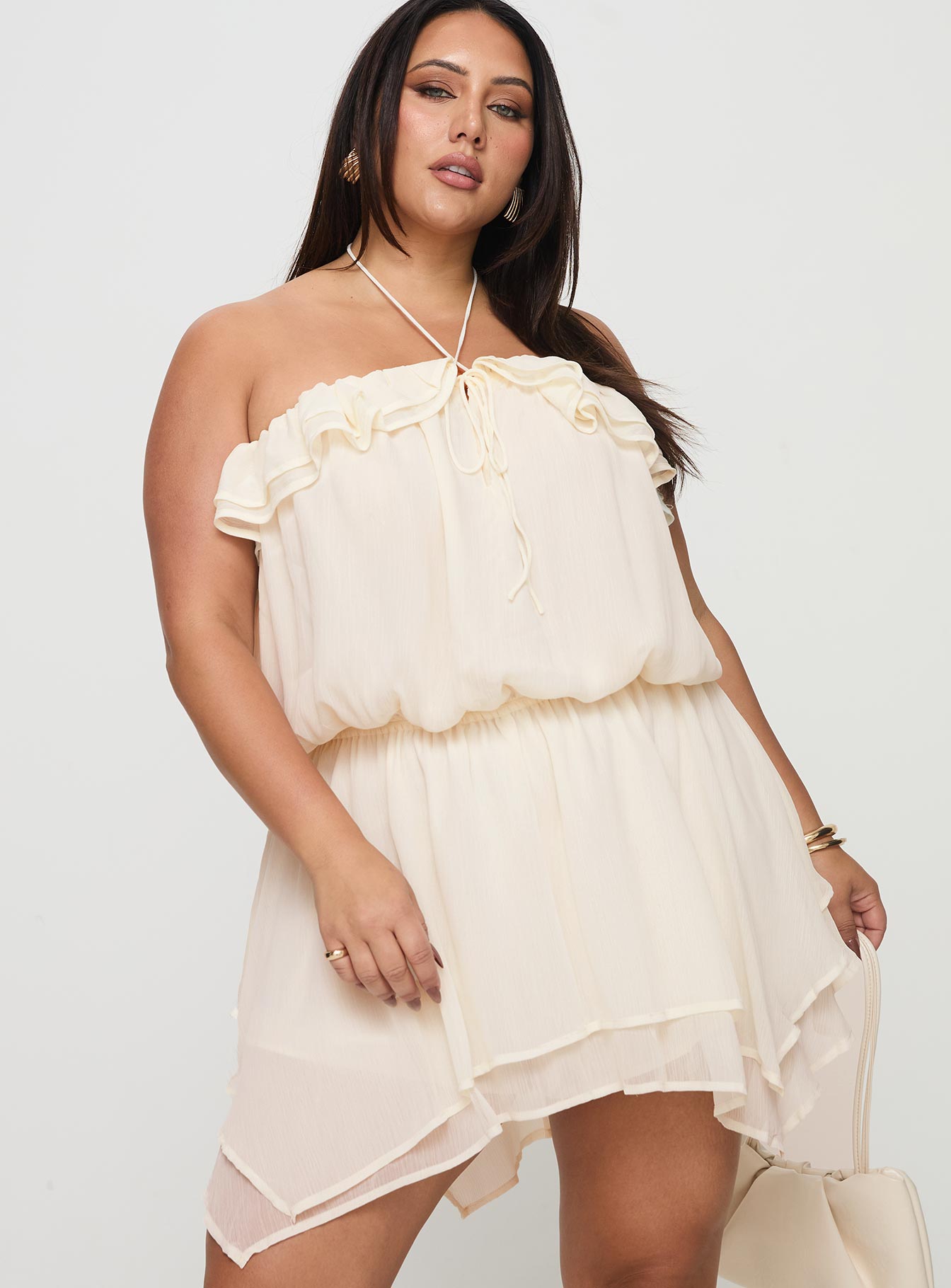 Soul Survivor Playsuit Cream Curve Best Pices Cheap Pice