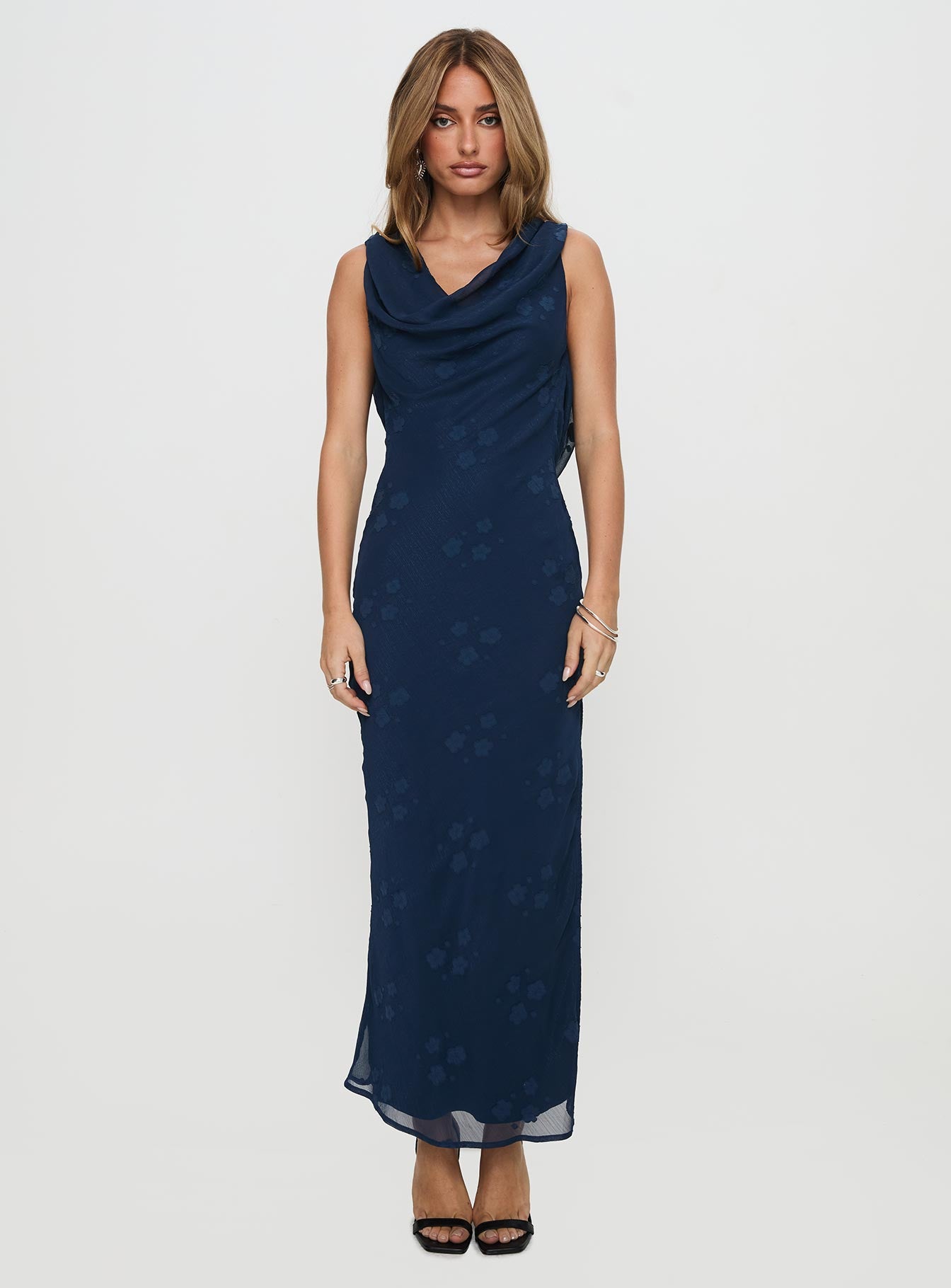 Contessa Maxi Dress Navy Cheap Sale For Cheap