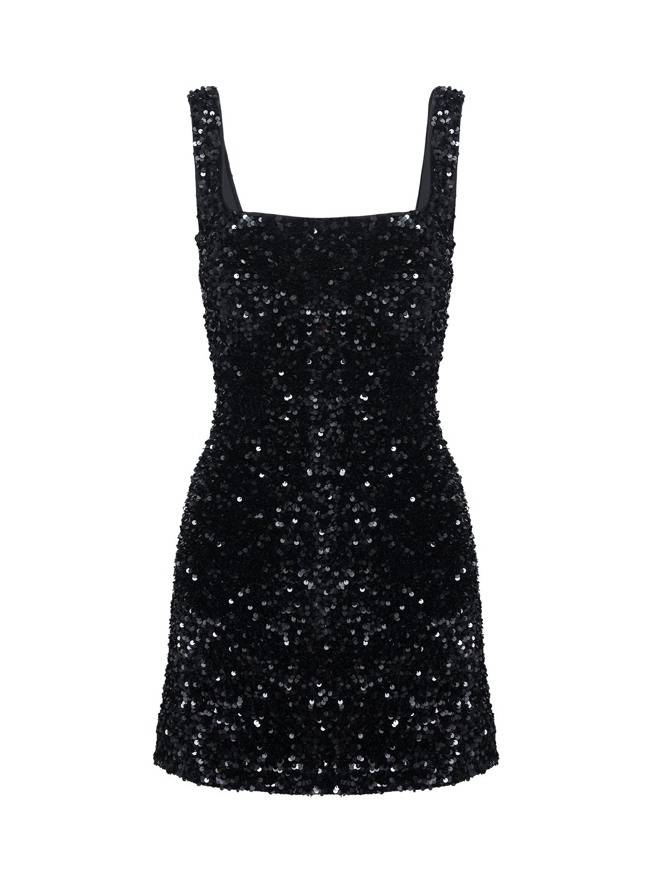 Miss Me Sequin Mini Dress Black Sale Outlet