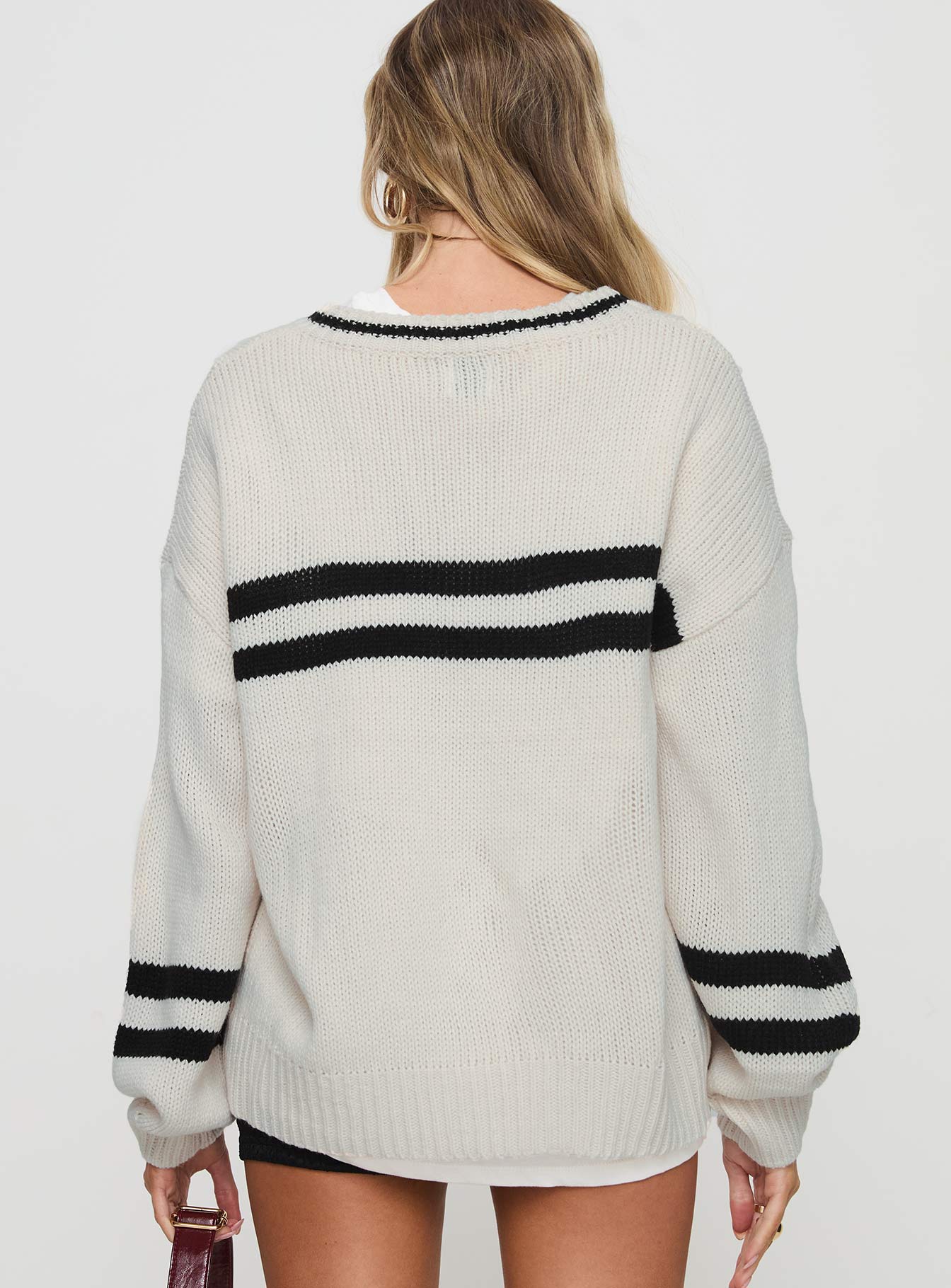 Mystique Knit Sweater Cream Cheap Sale Pay With Visa