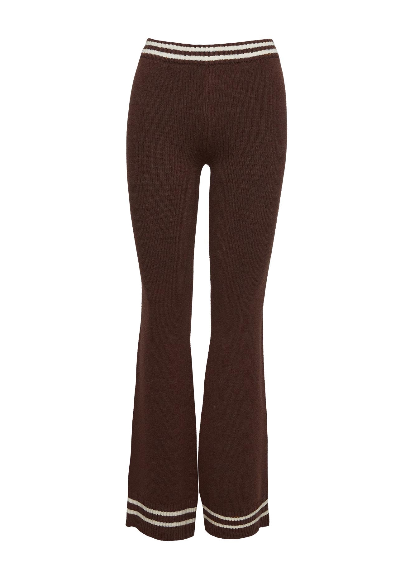 Square One Pants Brown / Cream Buy Cheap Buy