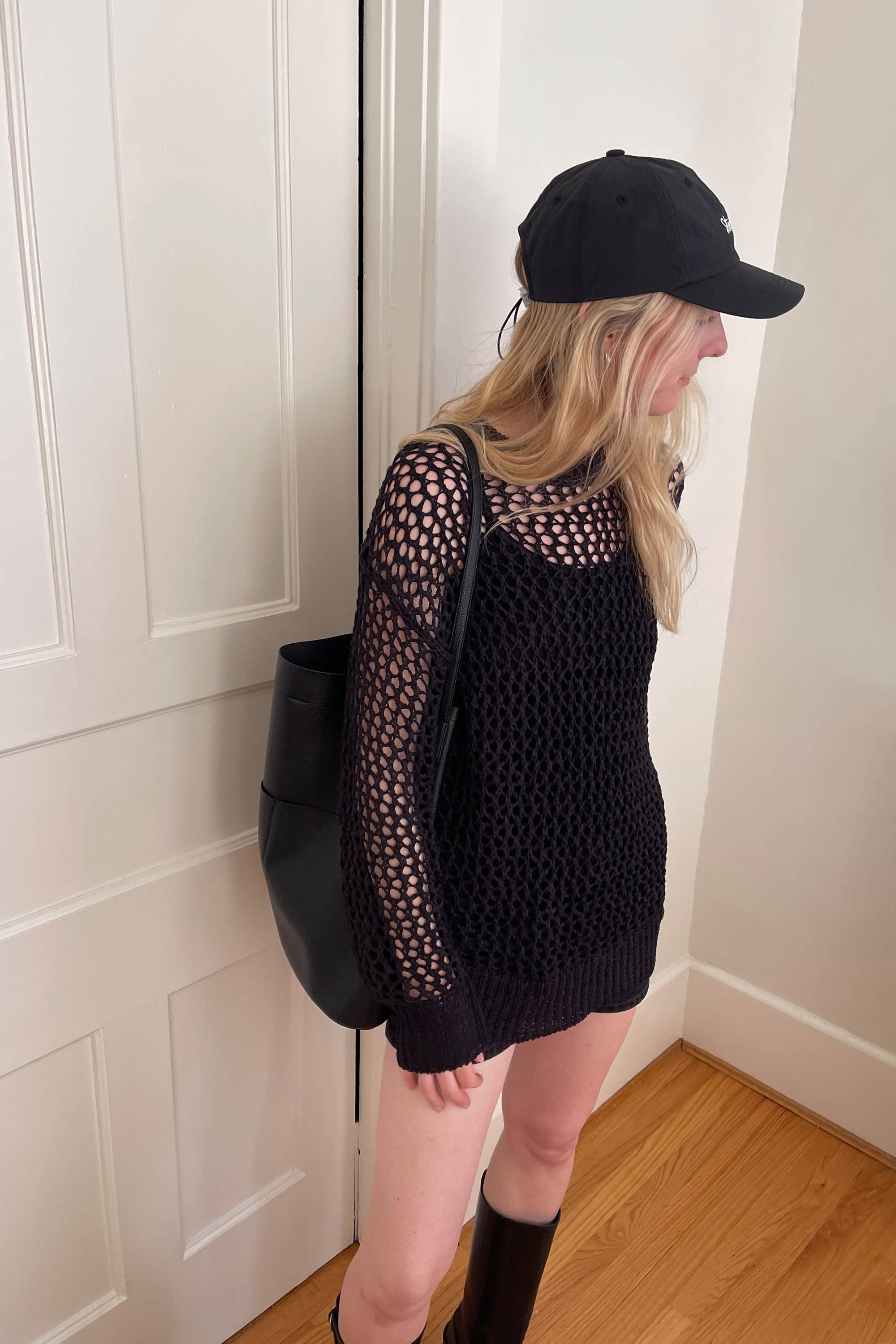 OVERSIZED CROCHET SWEATER Online For Sale