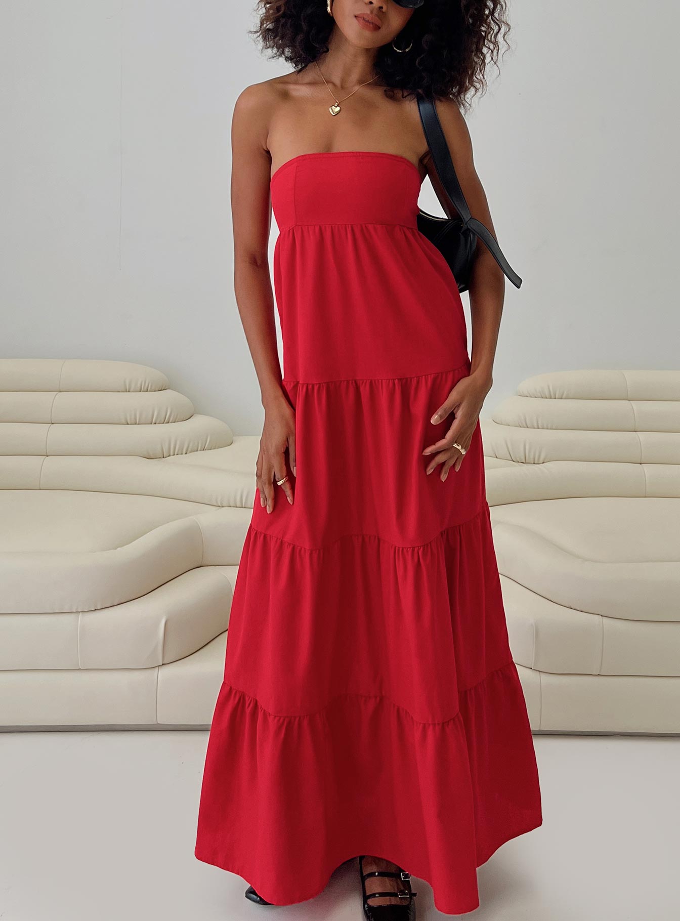 Kazia Maxi Dress Red For Sale Online