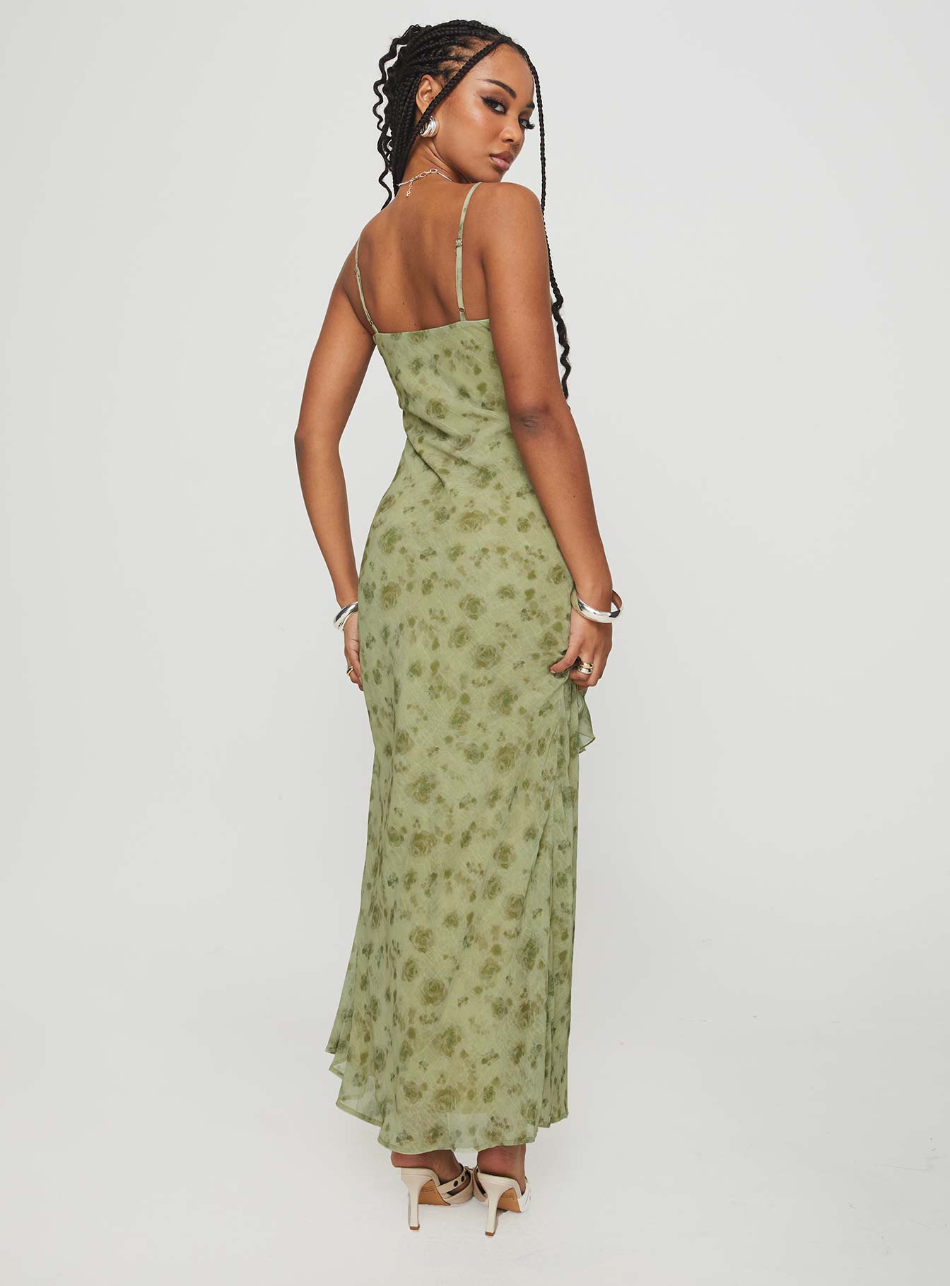 Teffoli Maxi Dress Green Eastbay Cheap Online