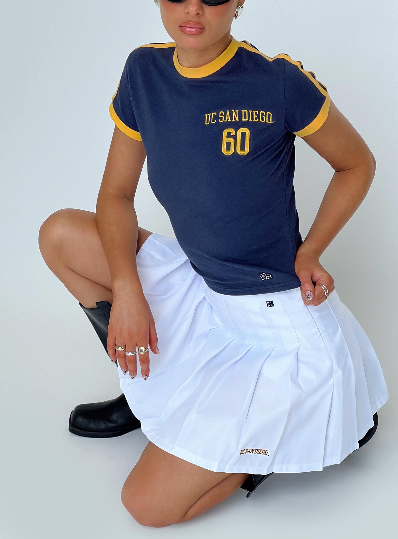 UCSD Tennis Skort White Free Shipping Outlet Store