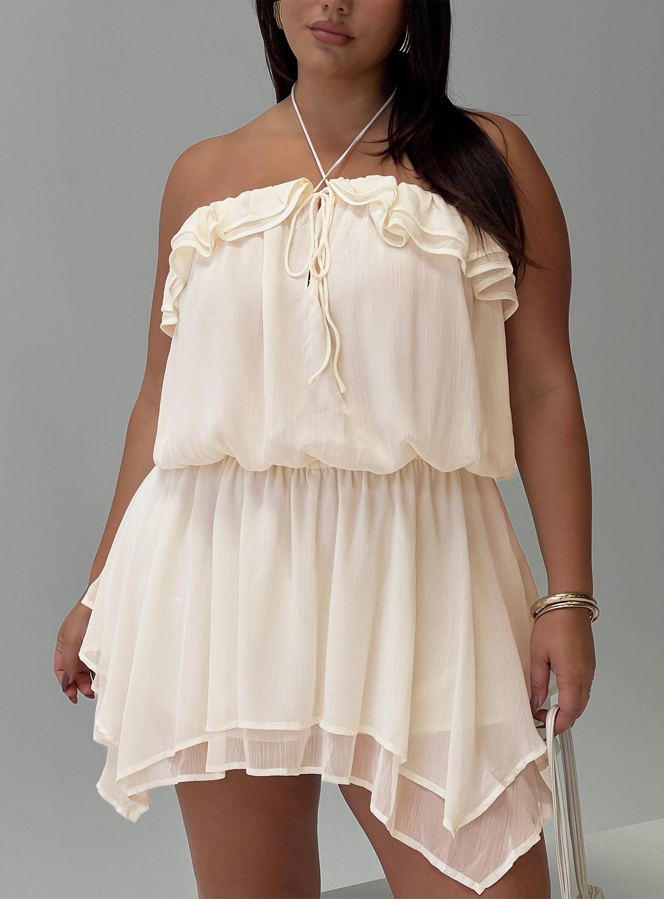 Soul Survivor Playsuit Cream Curve Best Pices Cheap Pice