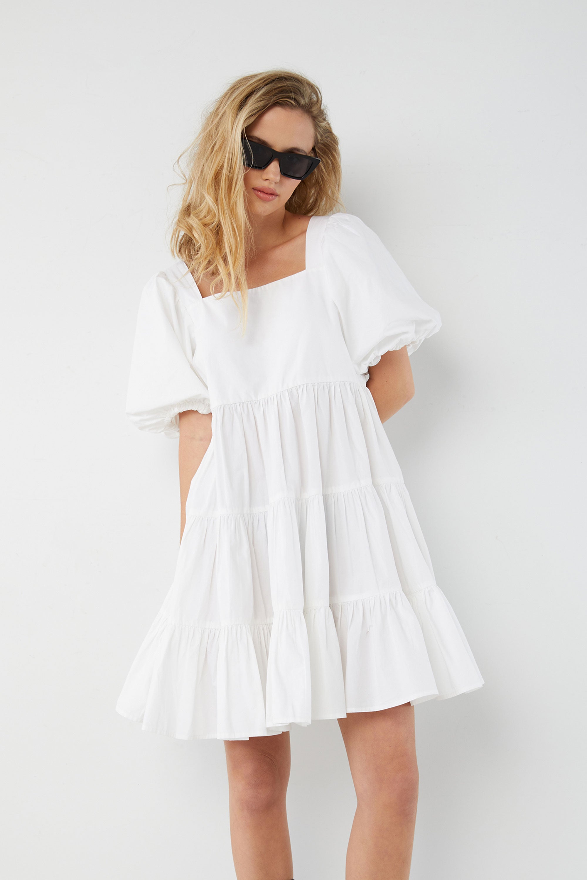 PUFF SLEEVE DRESS The Cheapest