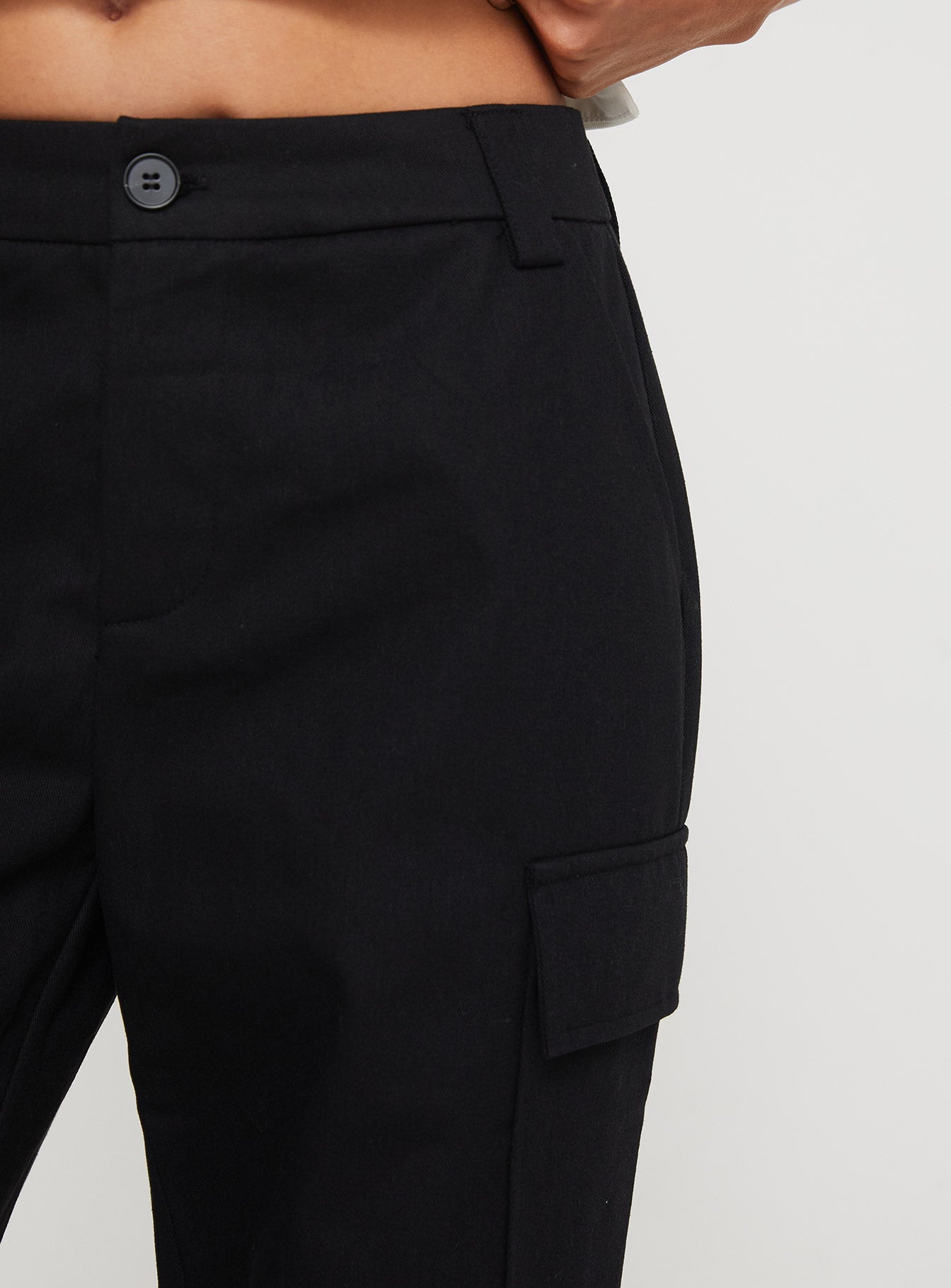 Raider Low Waist Cargo Pant Black Cheap Real Eastbay