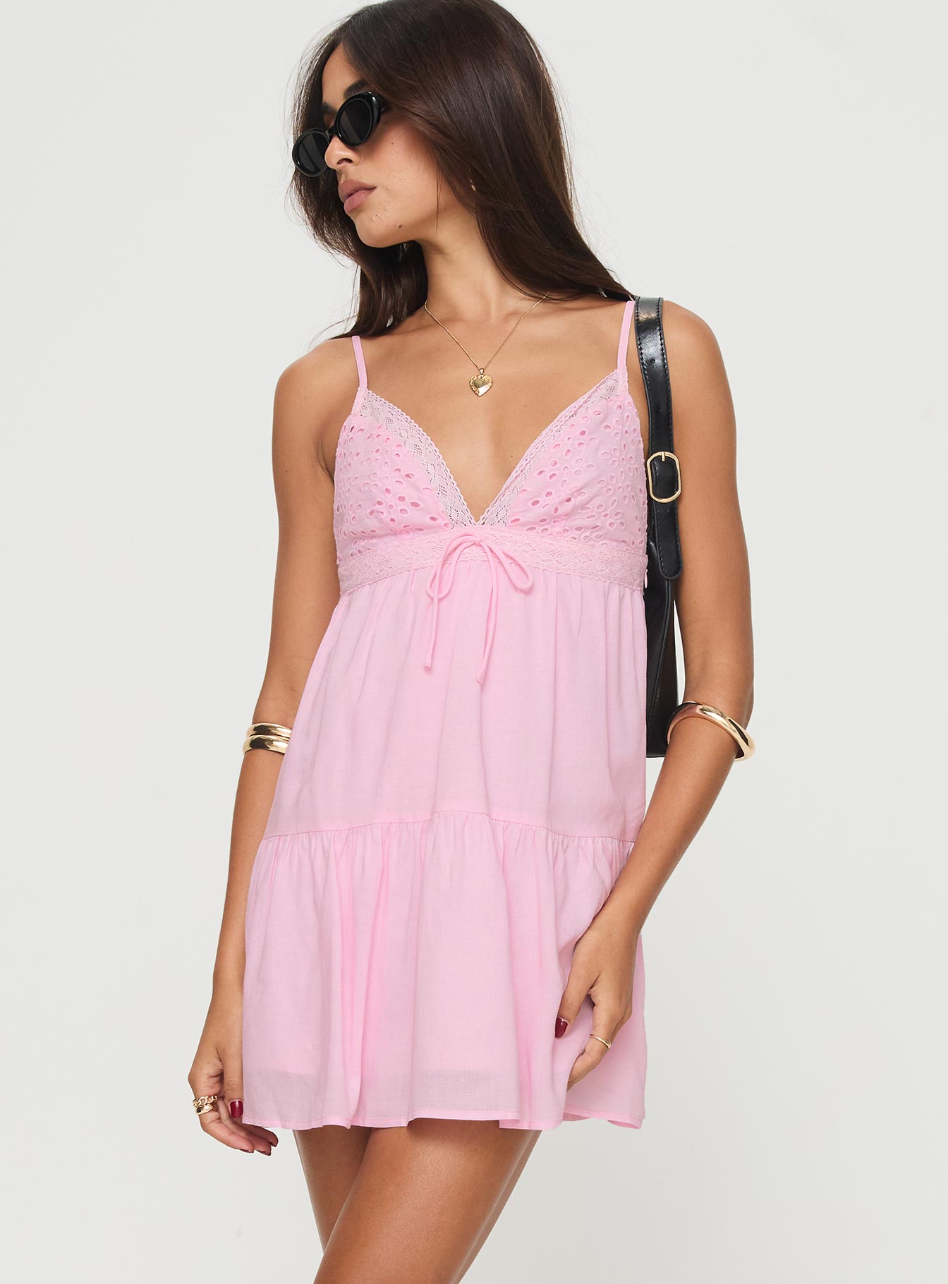 Nicoletta Mini Dress Light Pink Petite Cheap Low Pice Fee Shipping