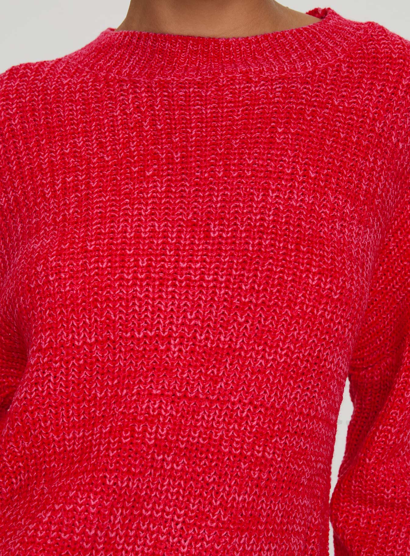 Bae Sweater Pink/ Red Pay With Visa