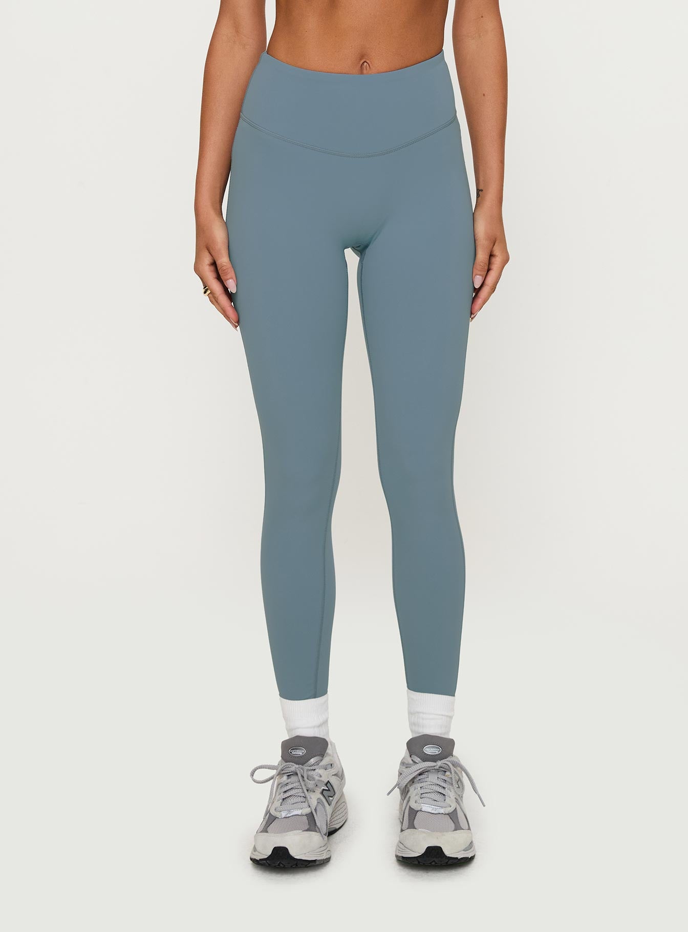 Dellah Ruched Back Leggings Blue Discount Footaction