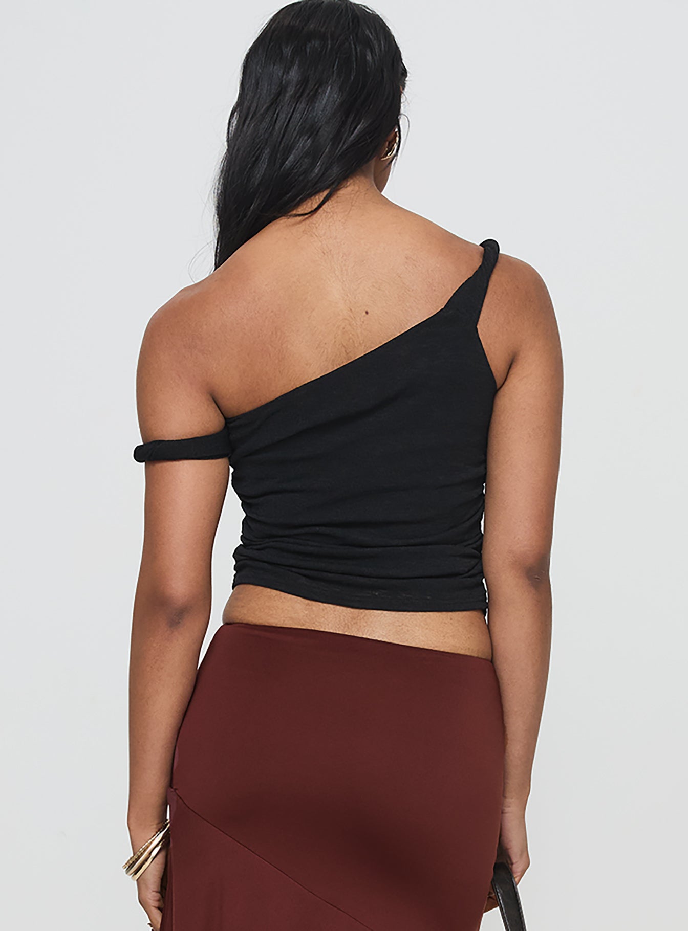 Messenger One Shoulder Top Black For Sale Top Quality