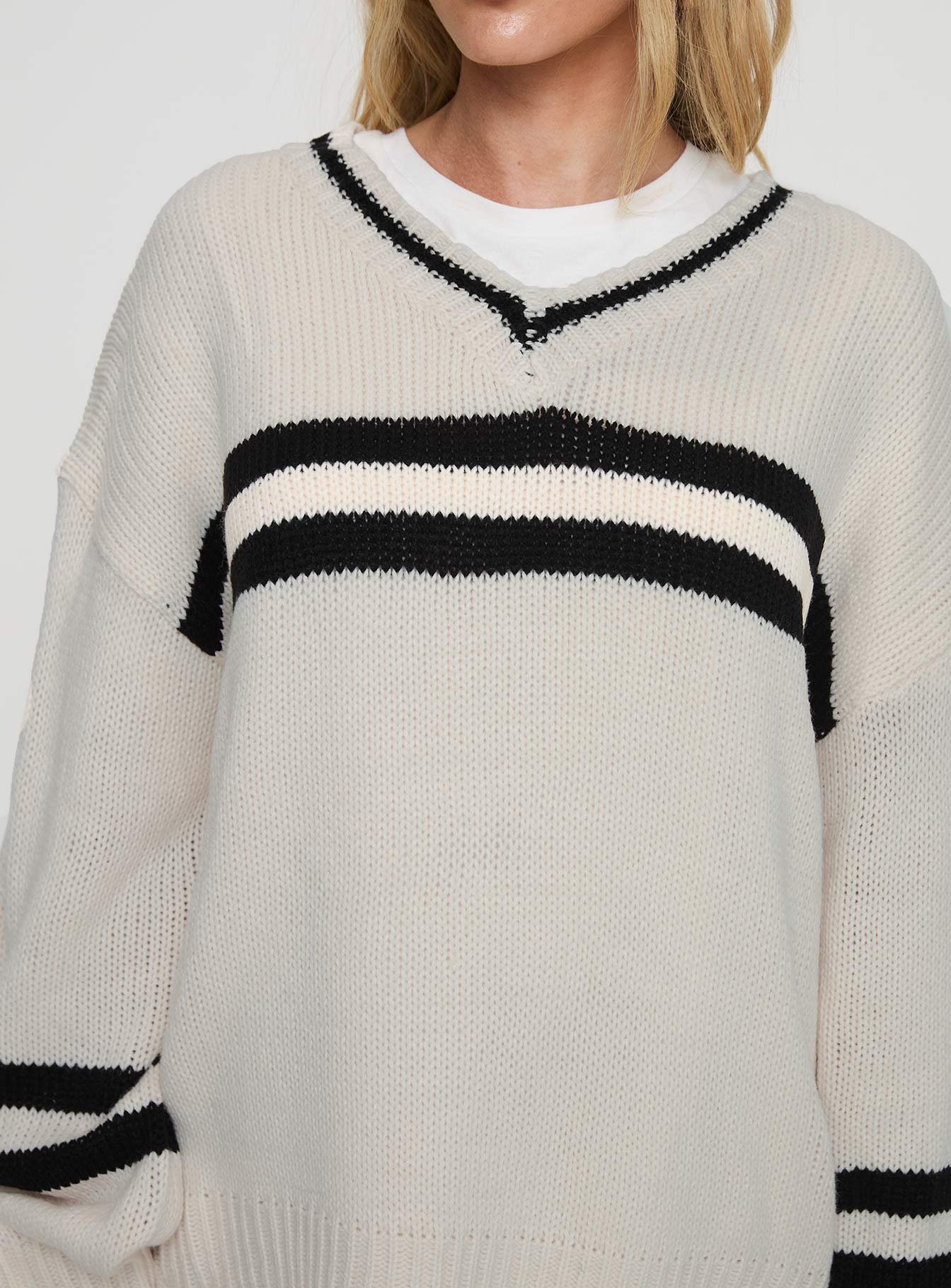 Mystique Knit Sweater Cream Cheap Sale Pay With Visa