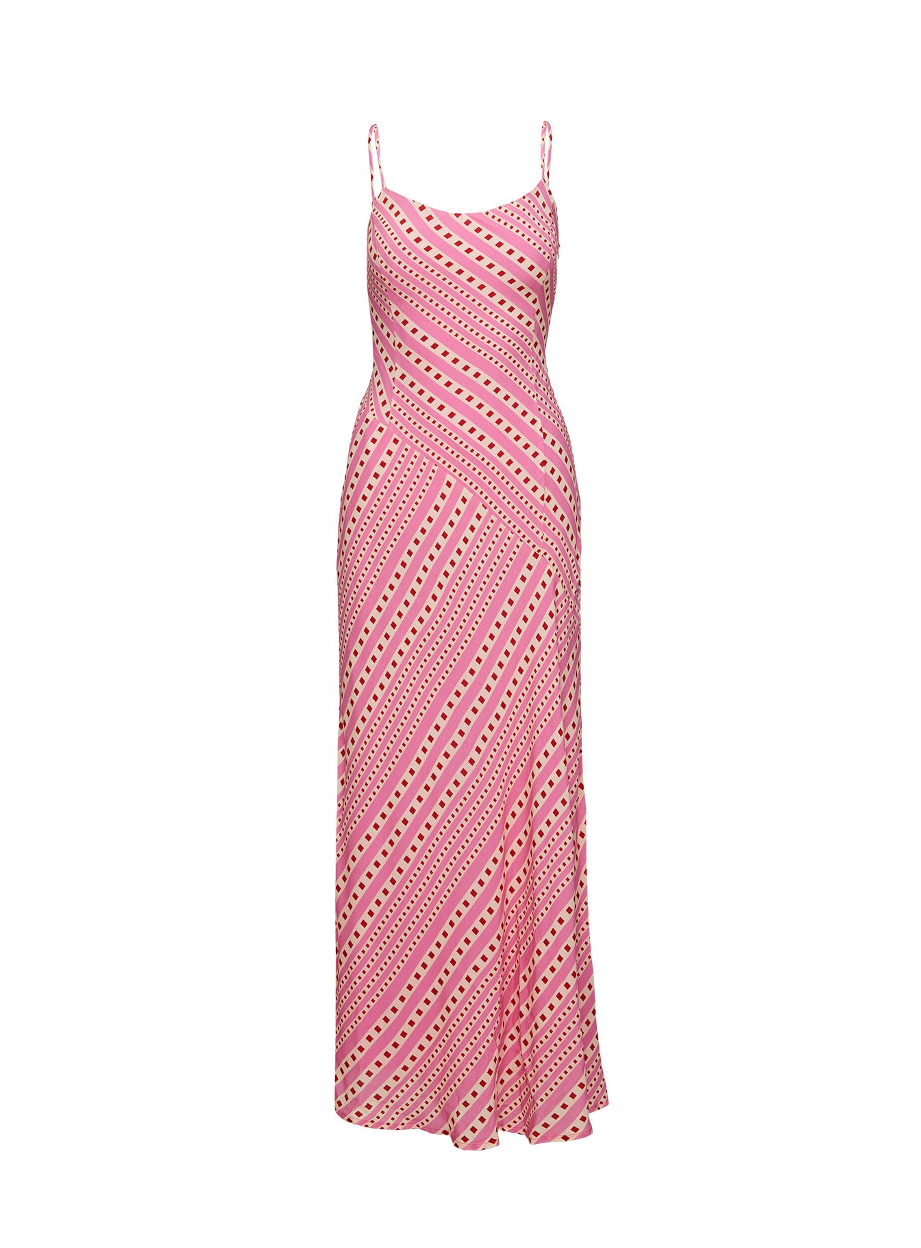 Tarianne Bias Maxi Dress Pink Quality From China Wholesale