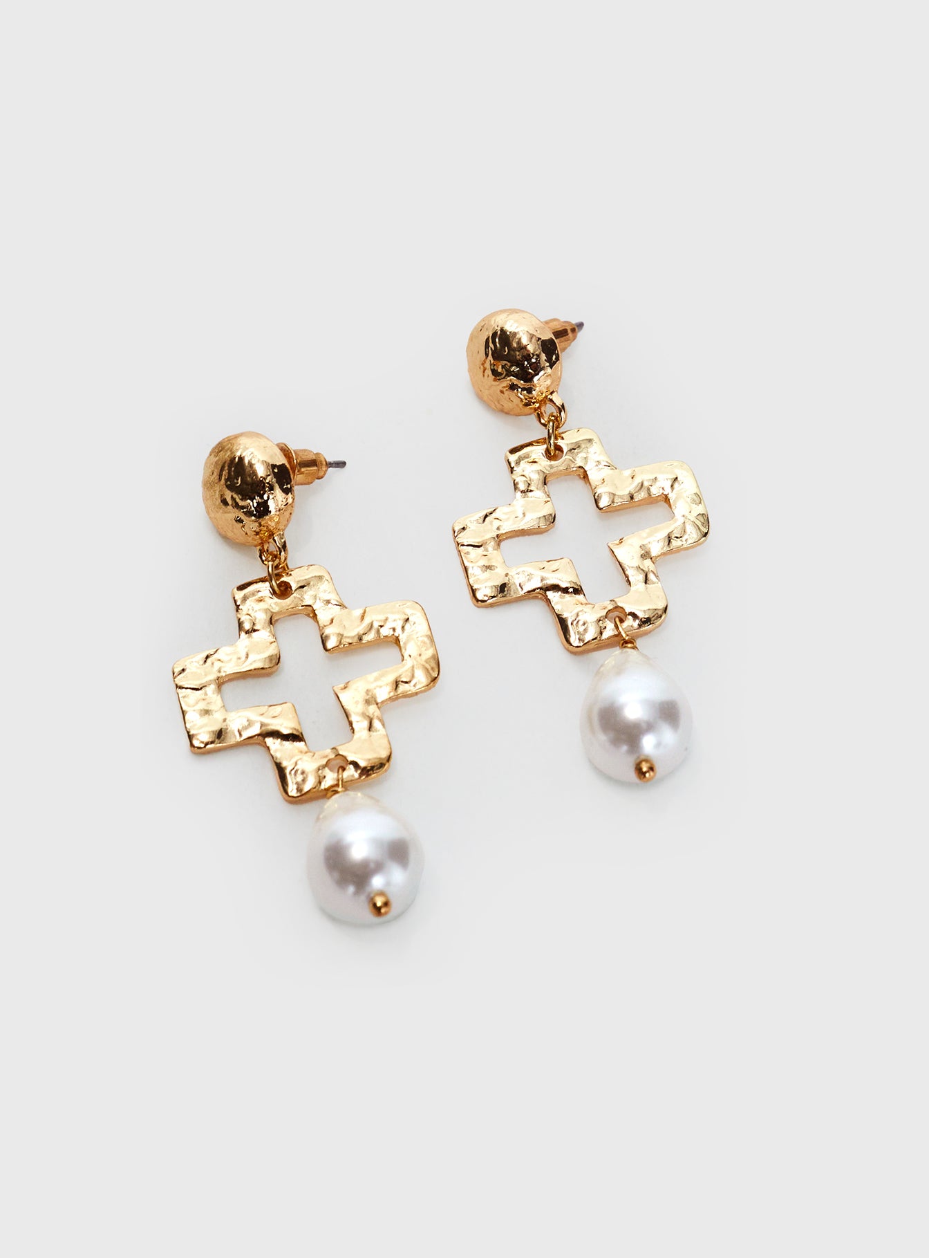 Carrion Earrings Gold Discounts