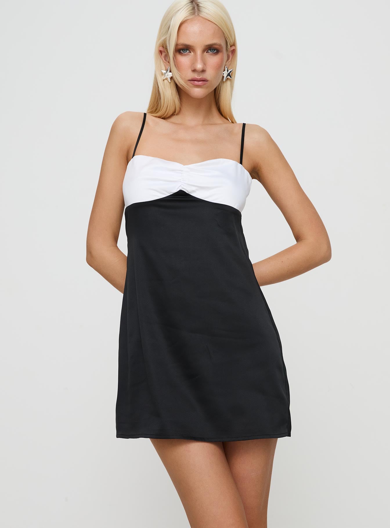 Fabulous Mini Dress Black / White Sale Geniue Stockist