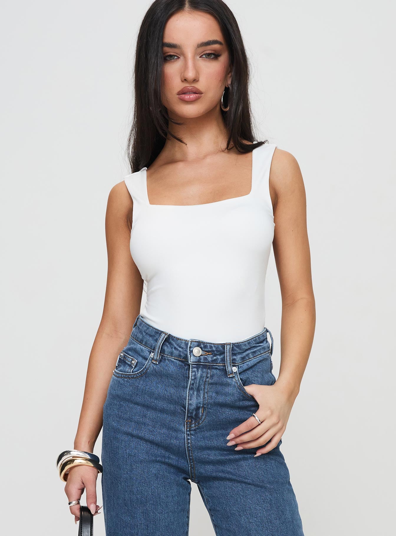 Karissa Bodysuit White With Mastercard