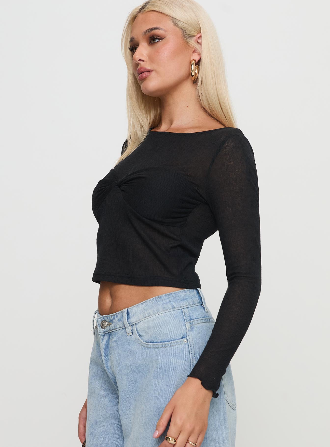 November Long Sleeve Top Black Finishline Cheap Online