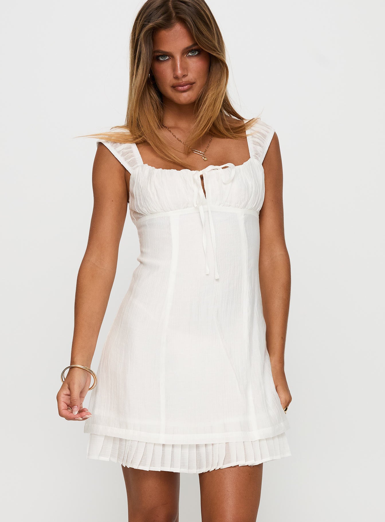 Eternally Yours Mini Dress White Free Shipping Cheap