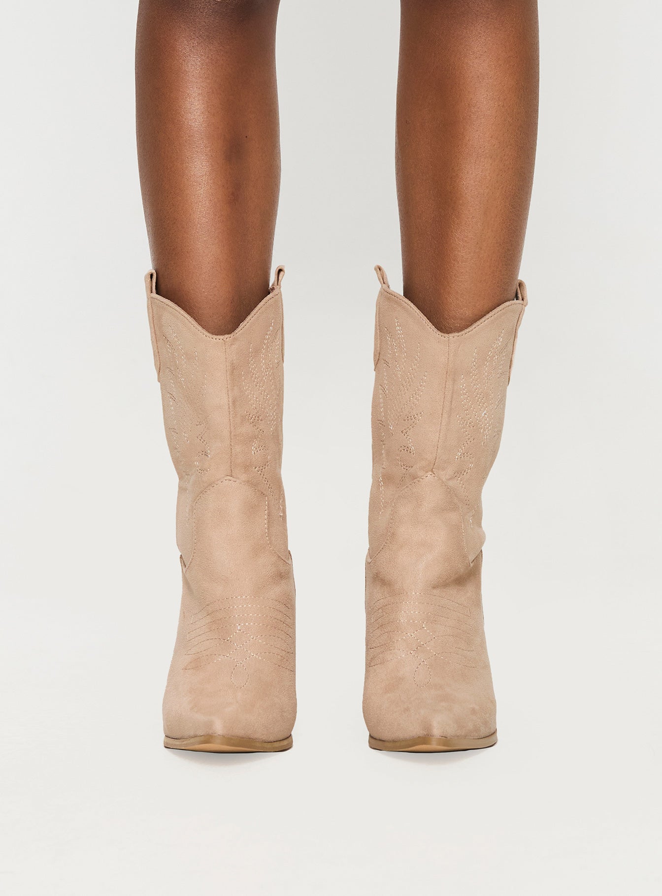 Jessie Cowboy Boots Beige Discount Best Pices