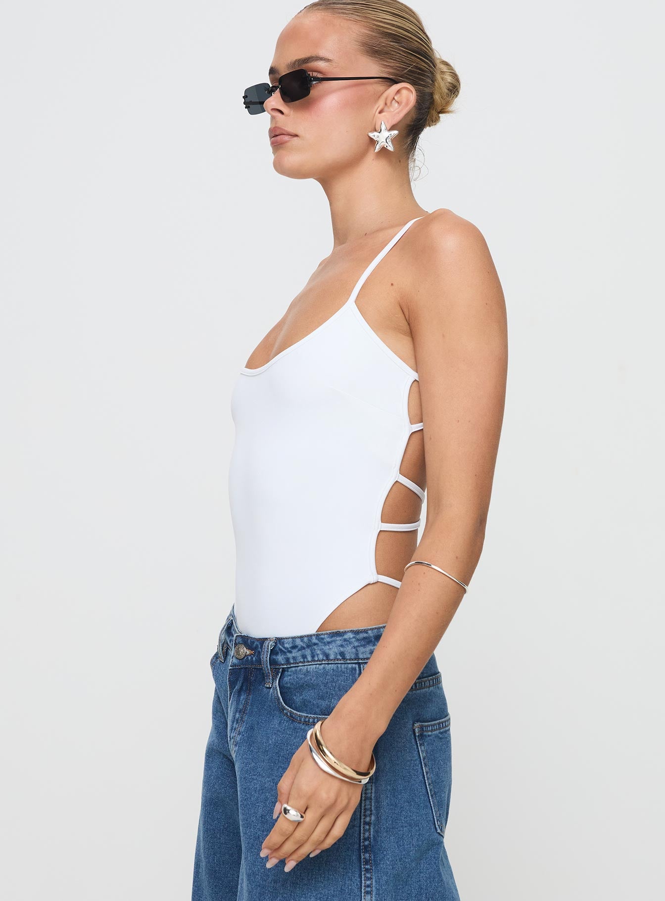 All Tied Up Bodysuit White Best Store To Get Cheap Online