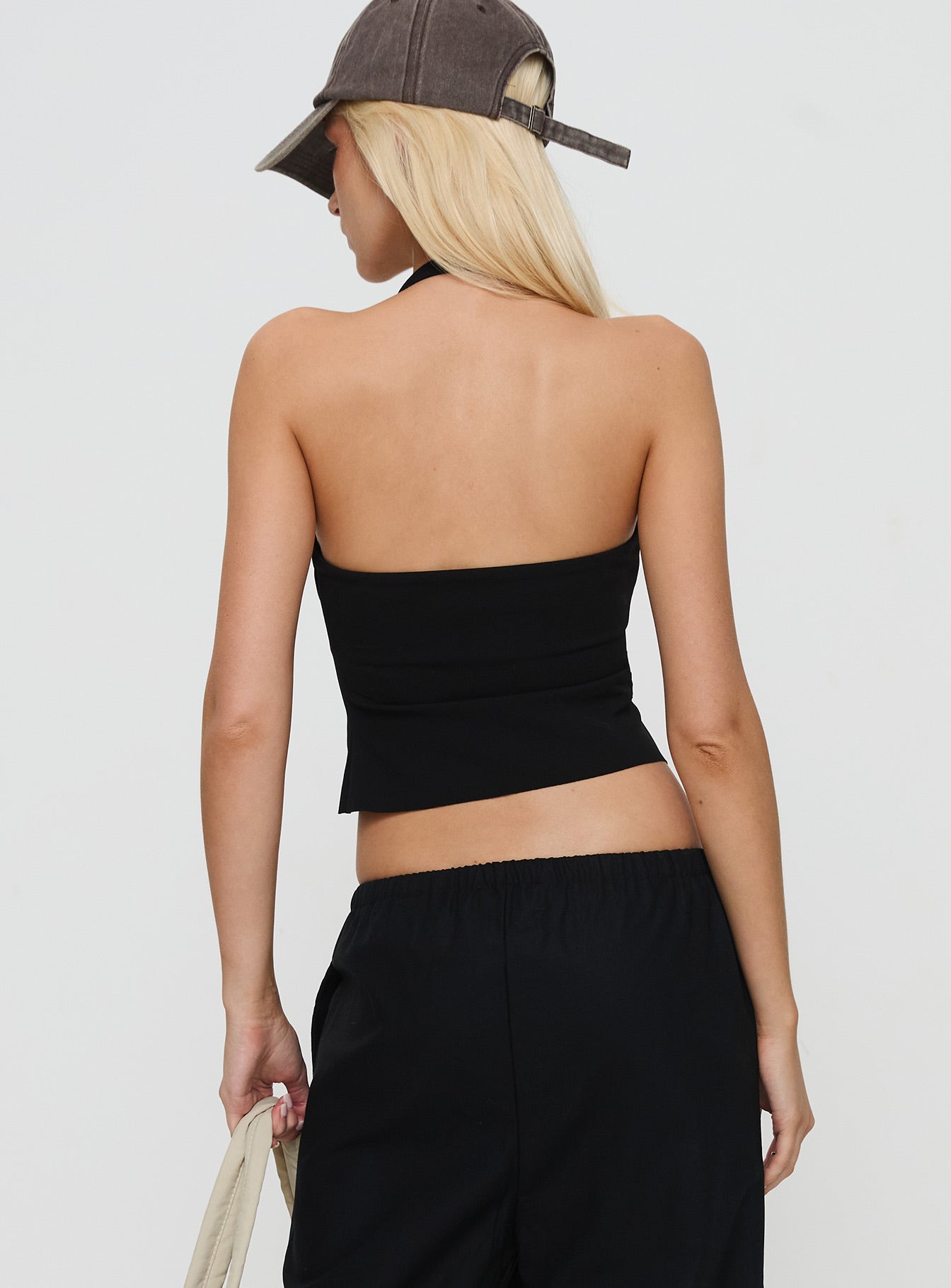 Glint Asymmetrical Top Black Cheap Pice Low Shipping Fee