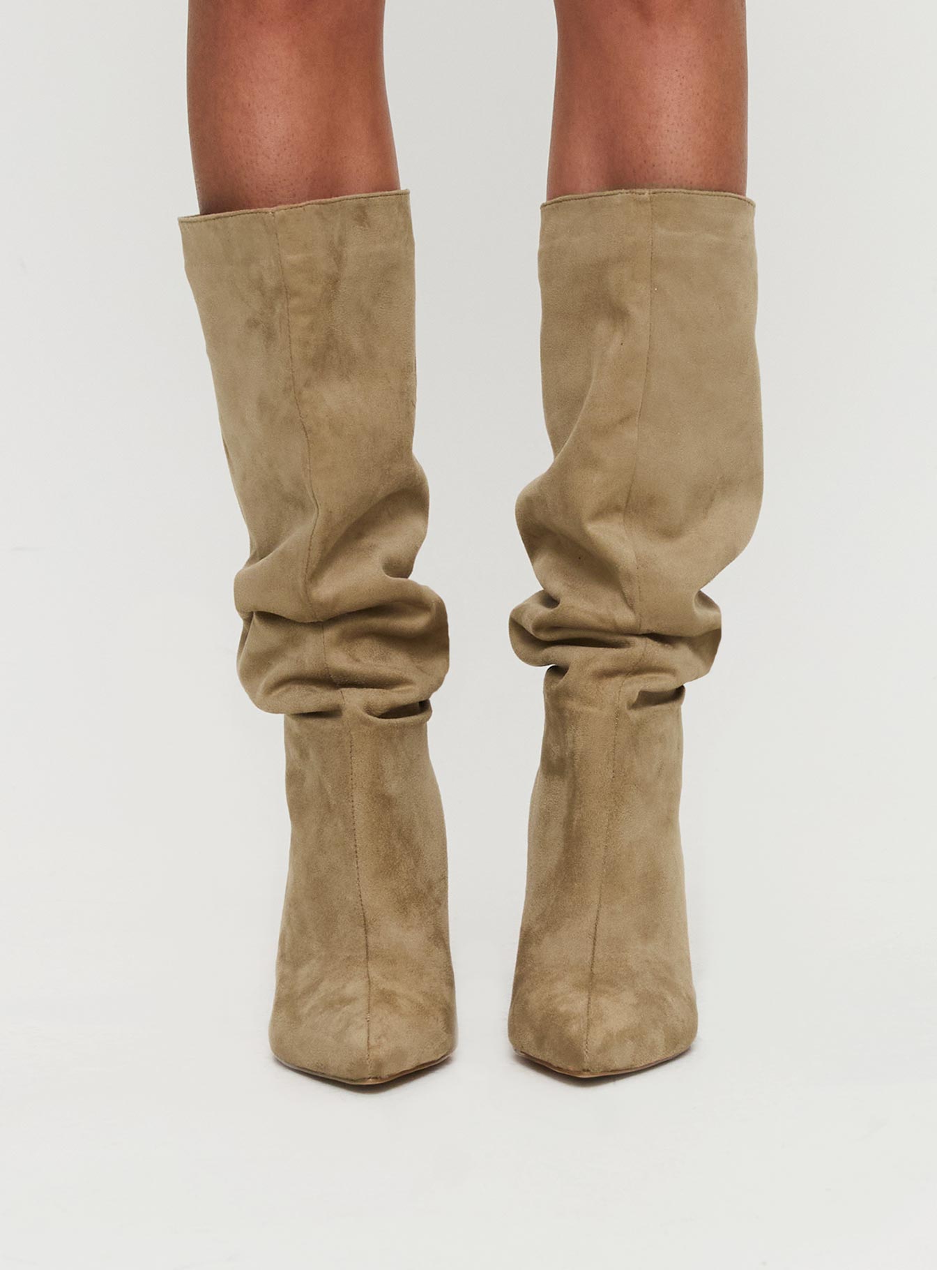 Billini Jamiyah Boots Sand Faux Suede Clearance Outlet