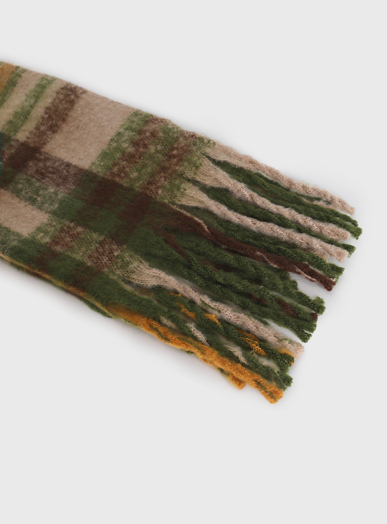 Eunoia Scarf Green / Brown How Much Sale Online