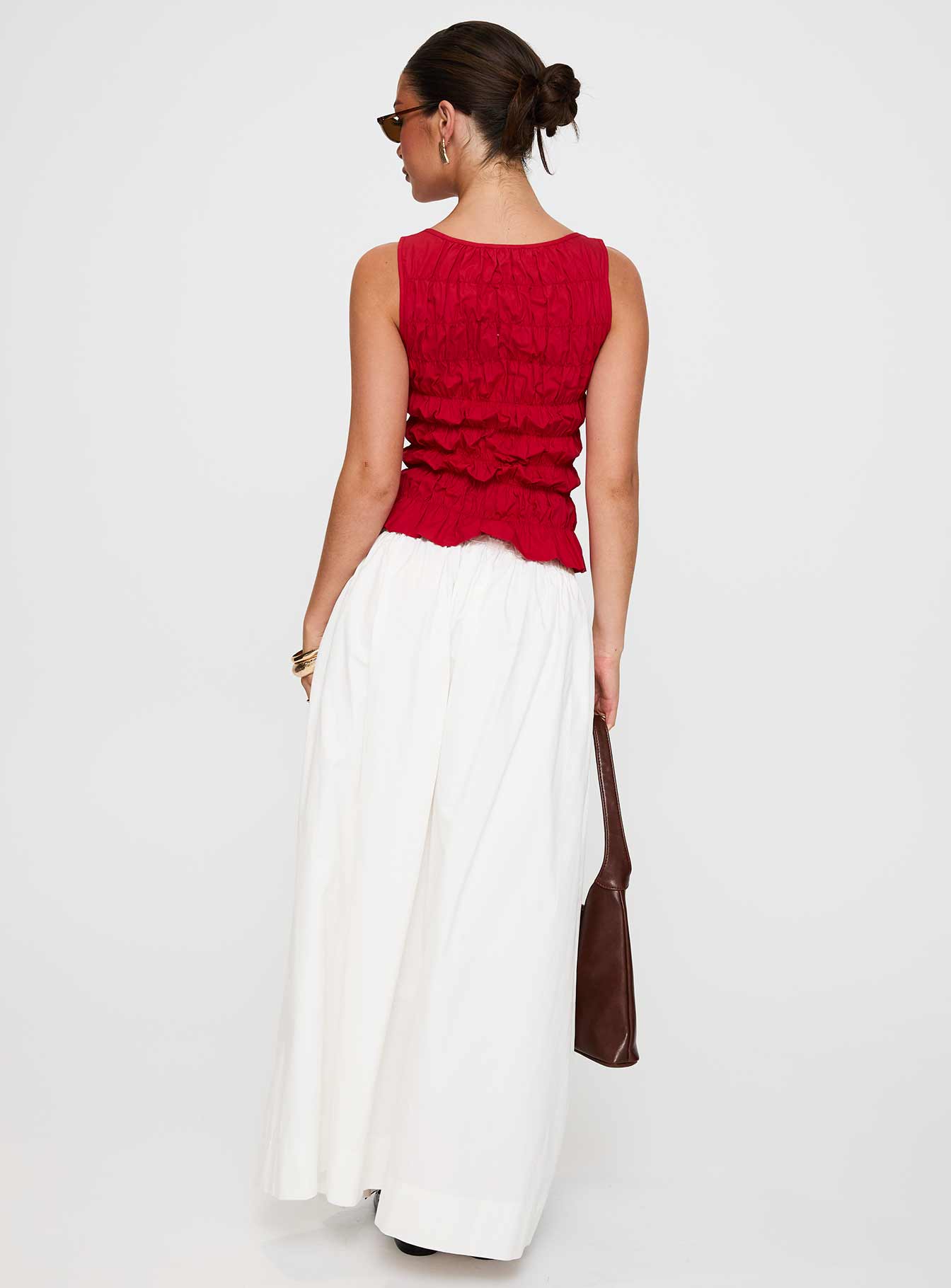 Felipa Maxi Skirt White Buy Cheap Many Kinds Of