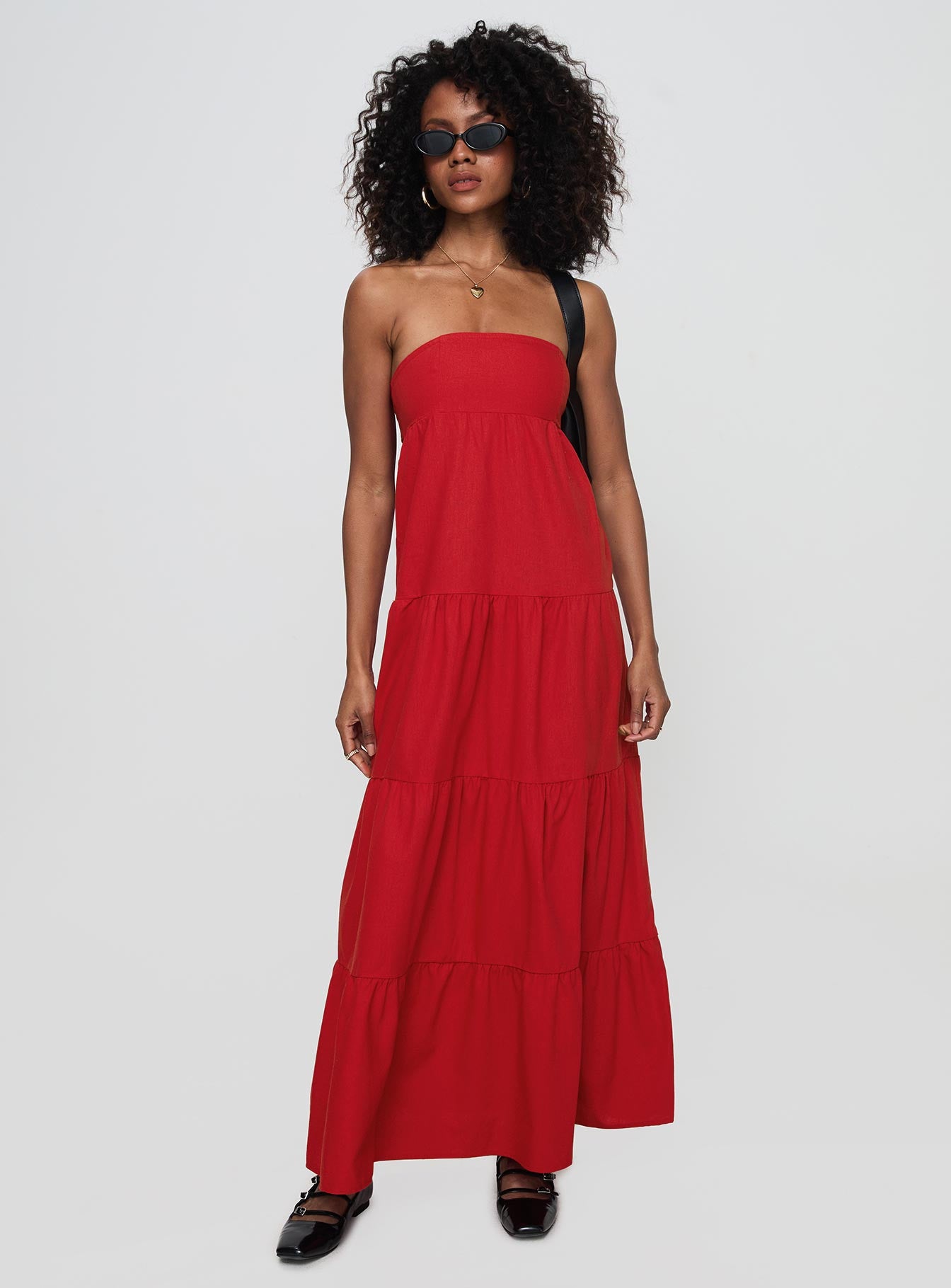 Kazia Maxi Dress Red For Sale Online