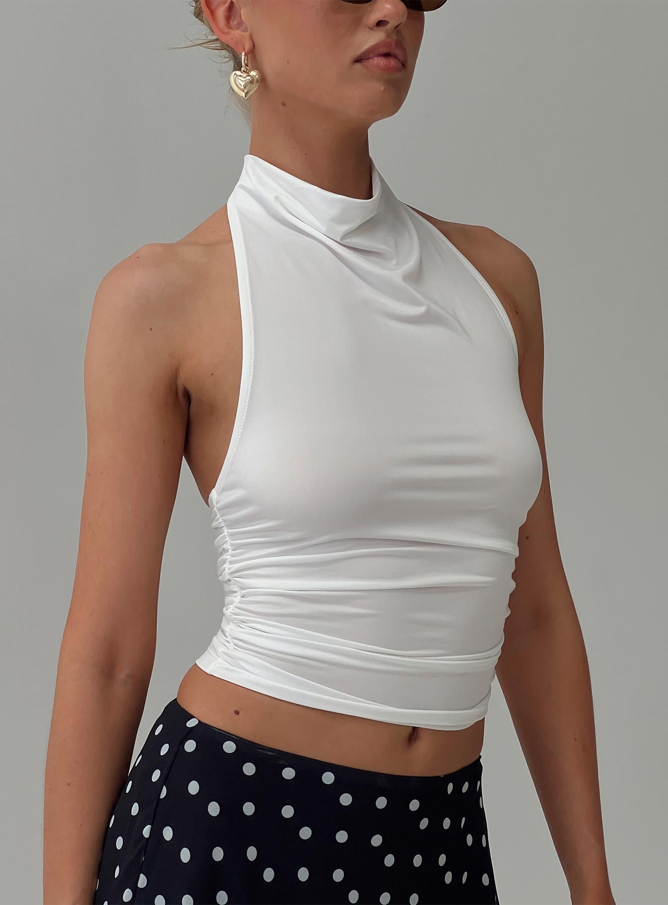 Giggle Top White Cheap Low Pice