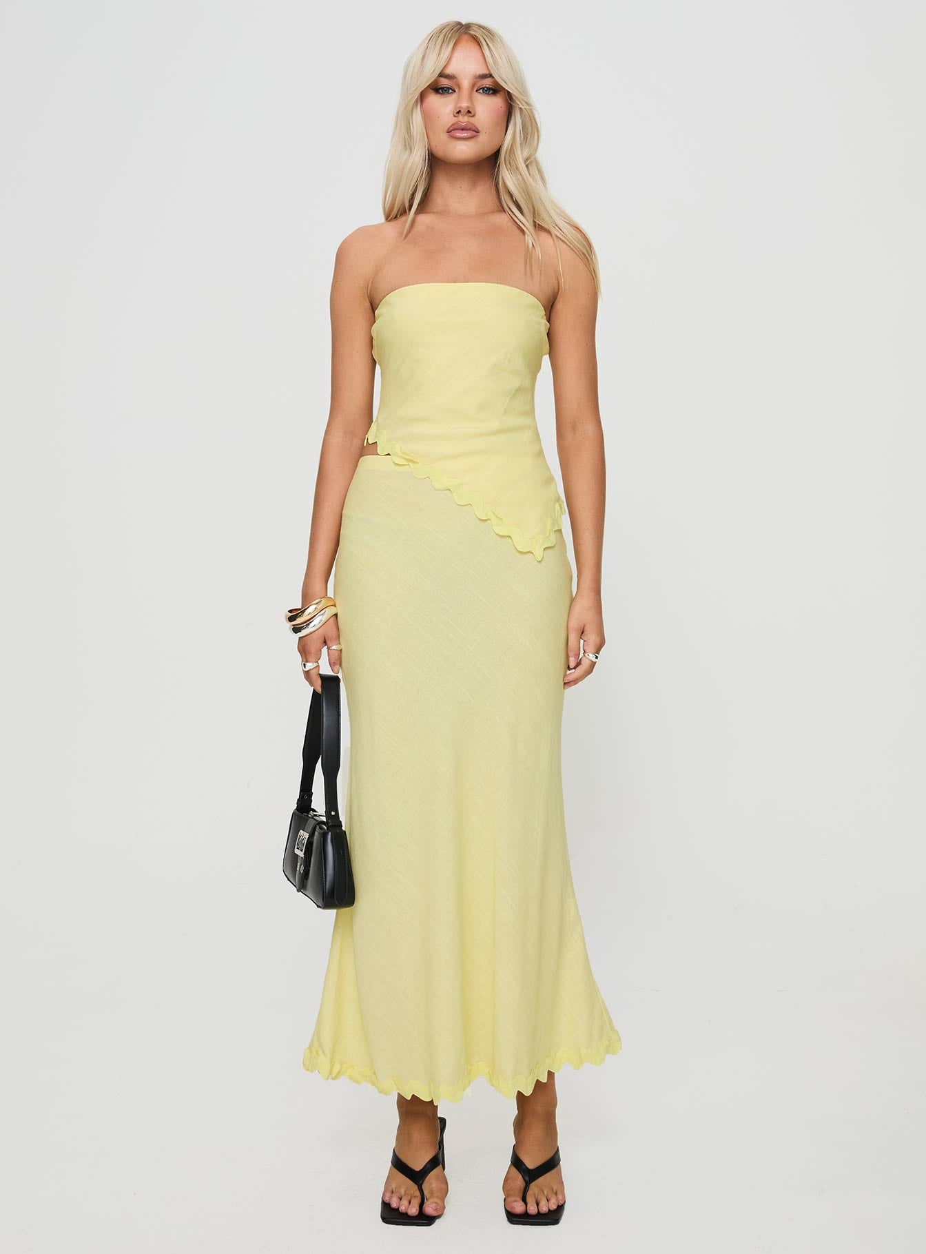 Silvershore Maxi Skirt Yellow Finishline For Sale