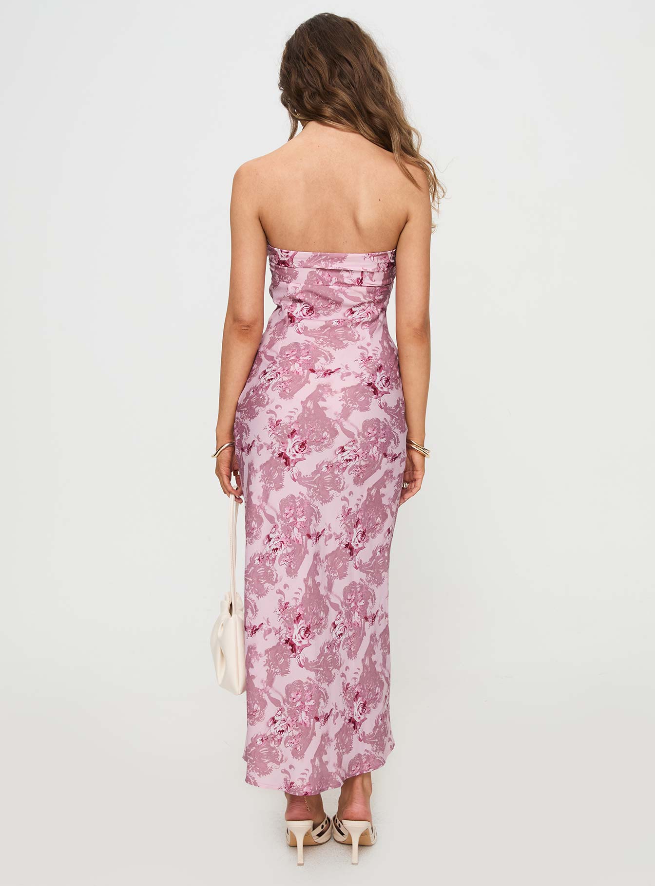 Abeila Strapless Maxi Dress Pink Many Kinds Of Sale Online