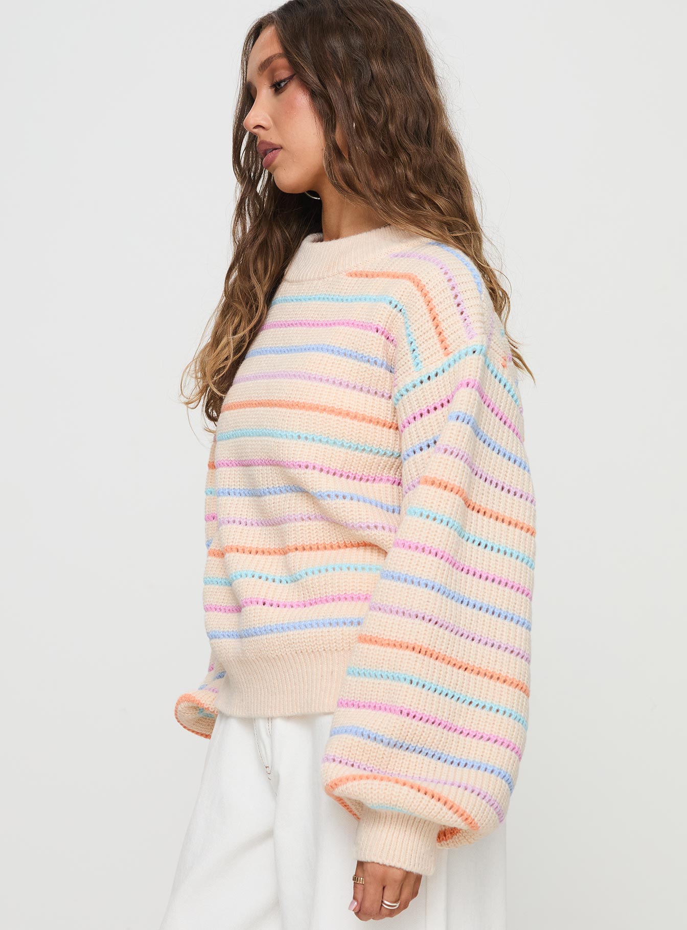 Harmony Knit Sweater Multi Sale Enjoy