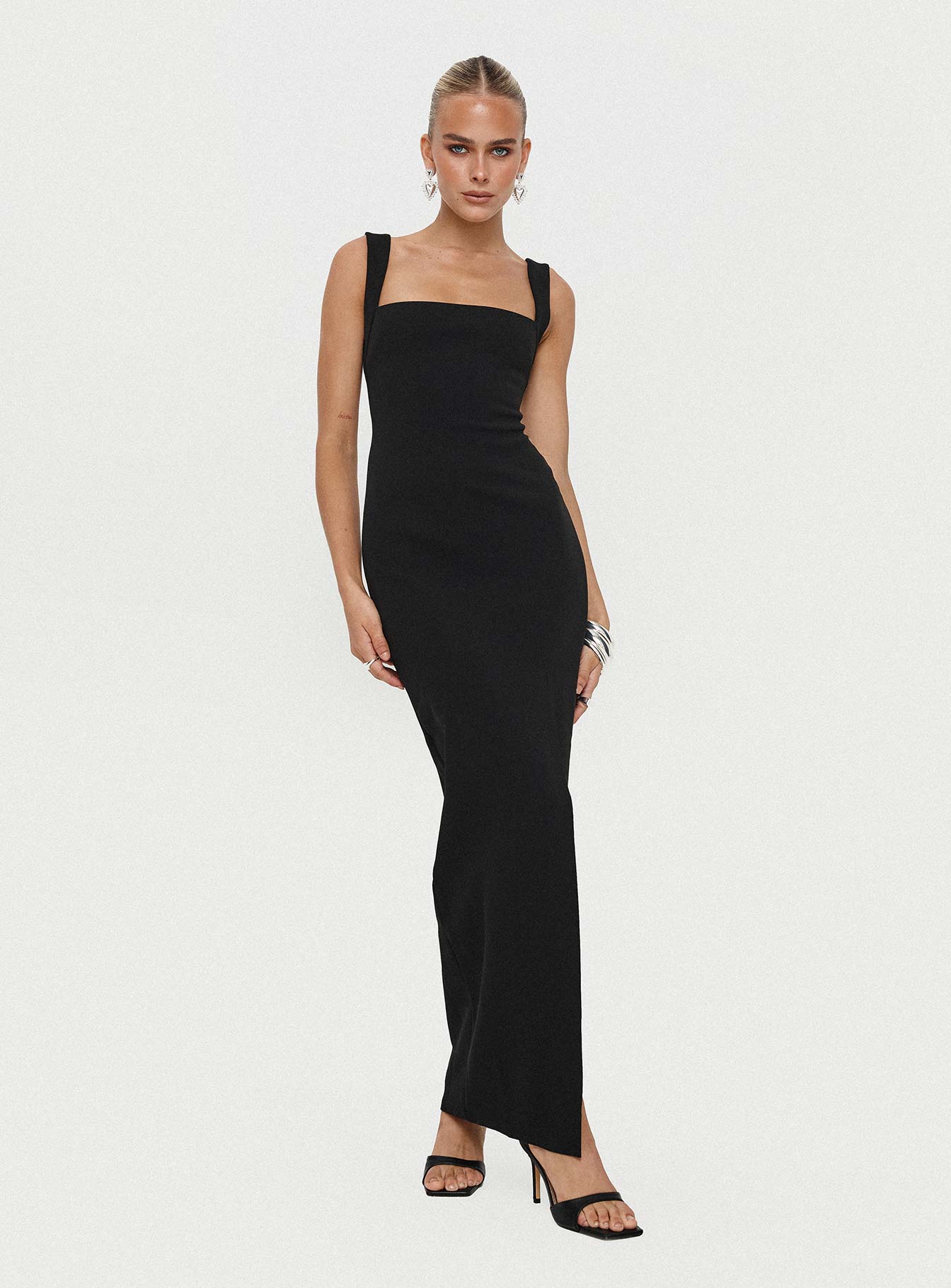 Bombshell Maxi Dress Black Tall Outlet Store For Sale