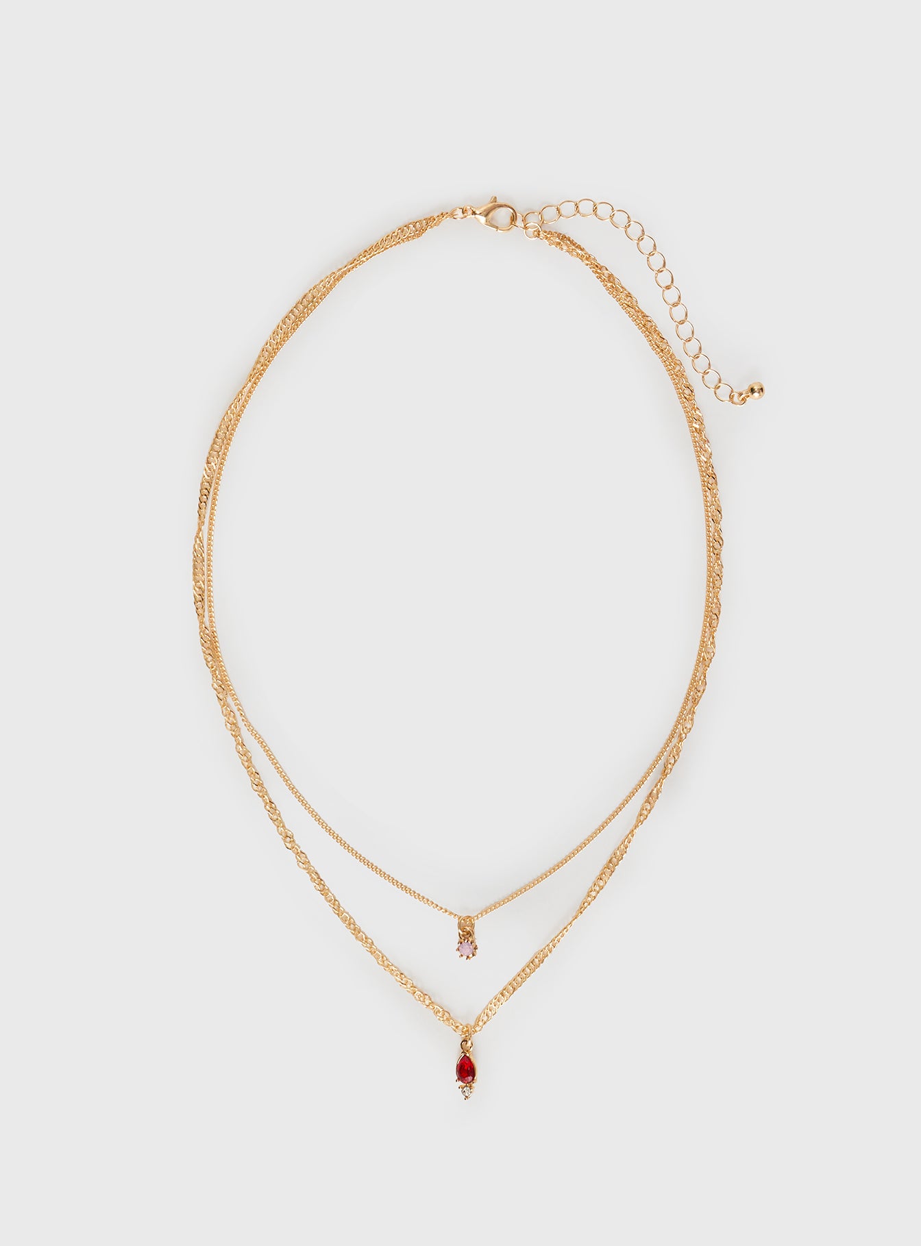 Rosen Necklace Pack Gold / Red Footlocker For Sale