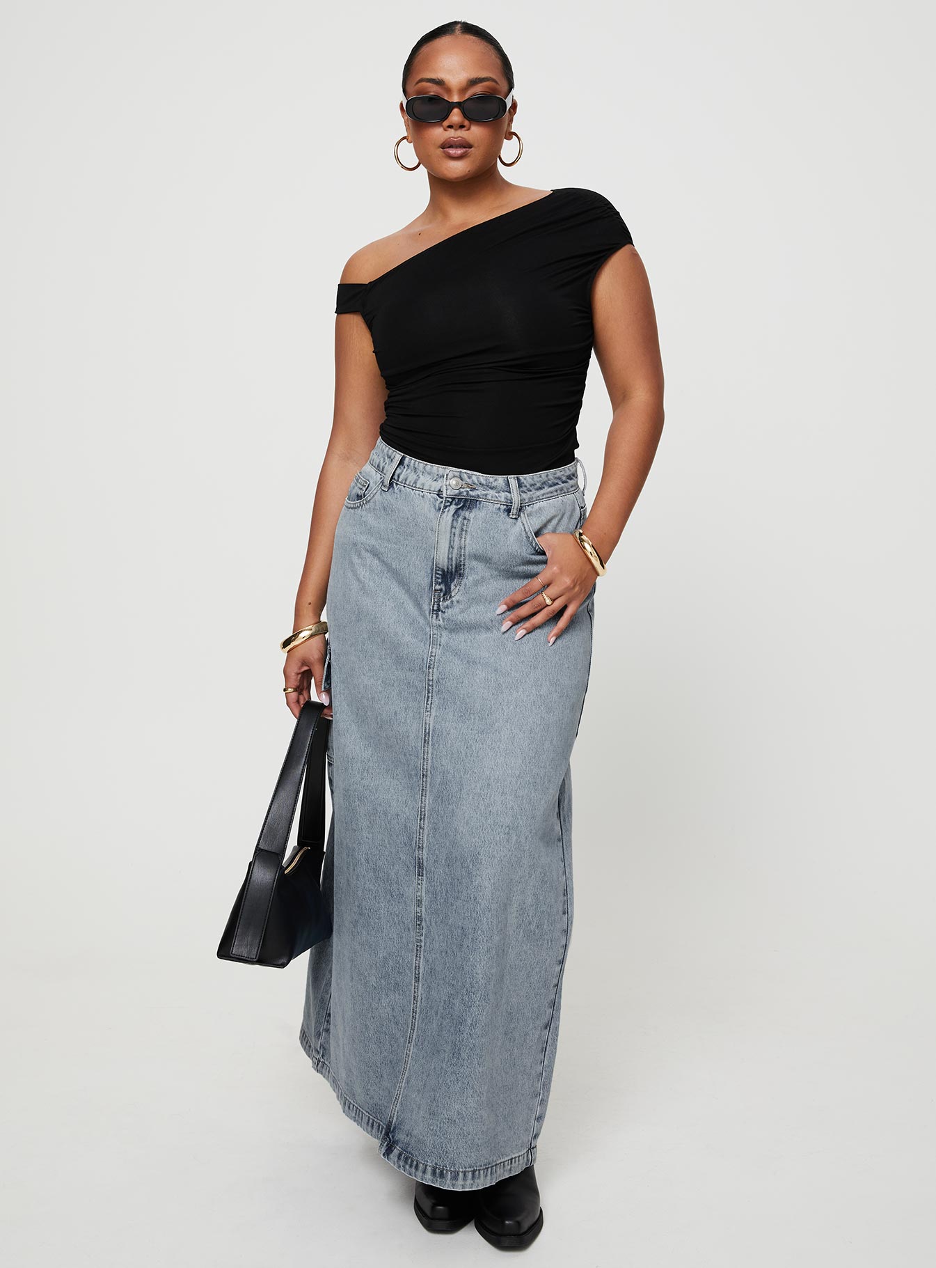 McGuane Denim Midi Skirt Petite Cheap Sale Low Pice Fee Shipping