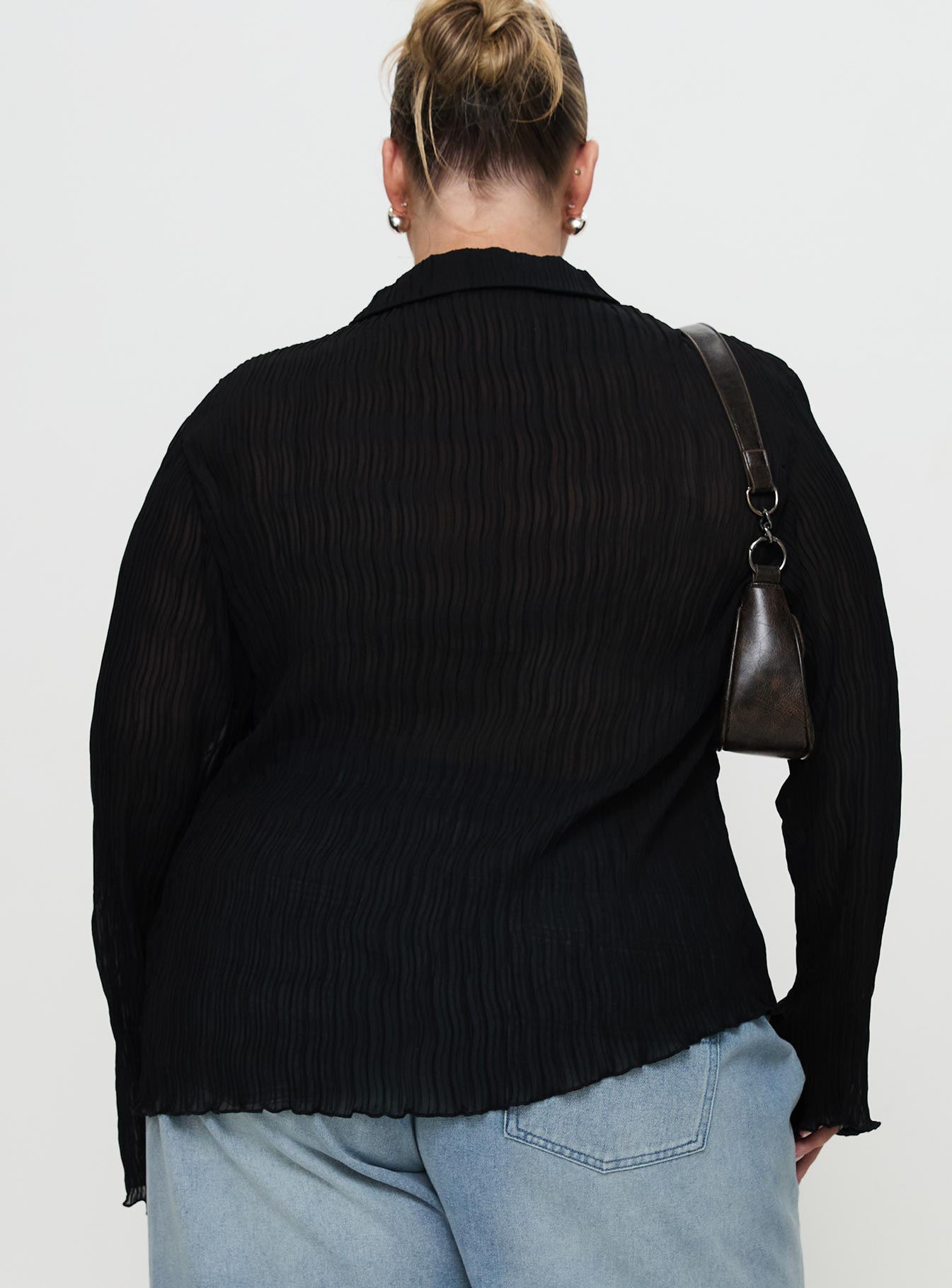 Selma Shirt Black Curve Cheap Sale Shop For