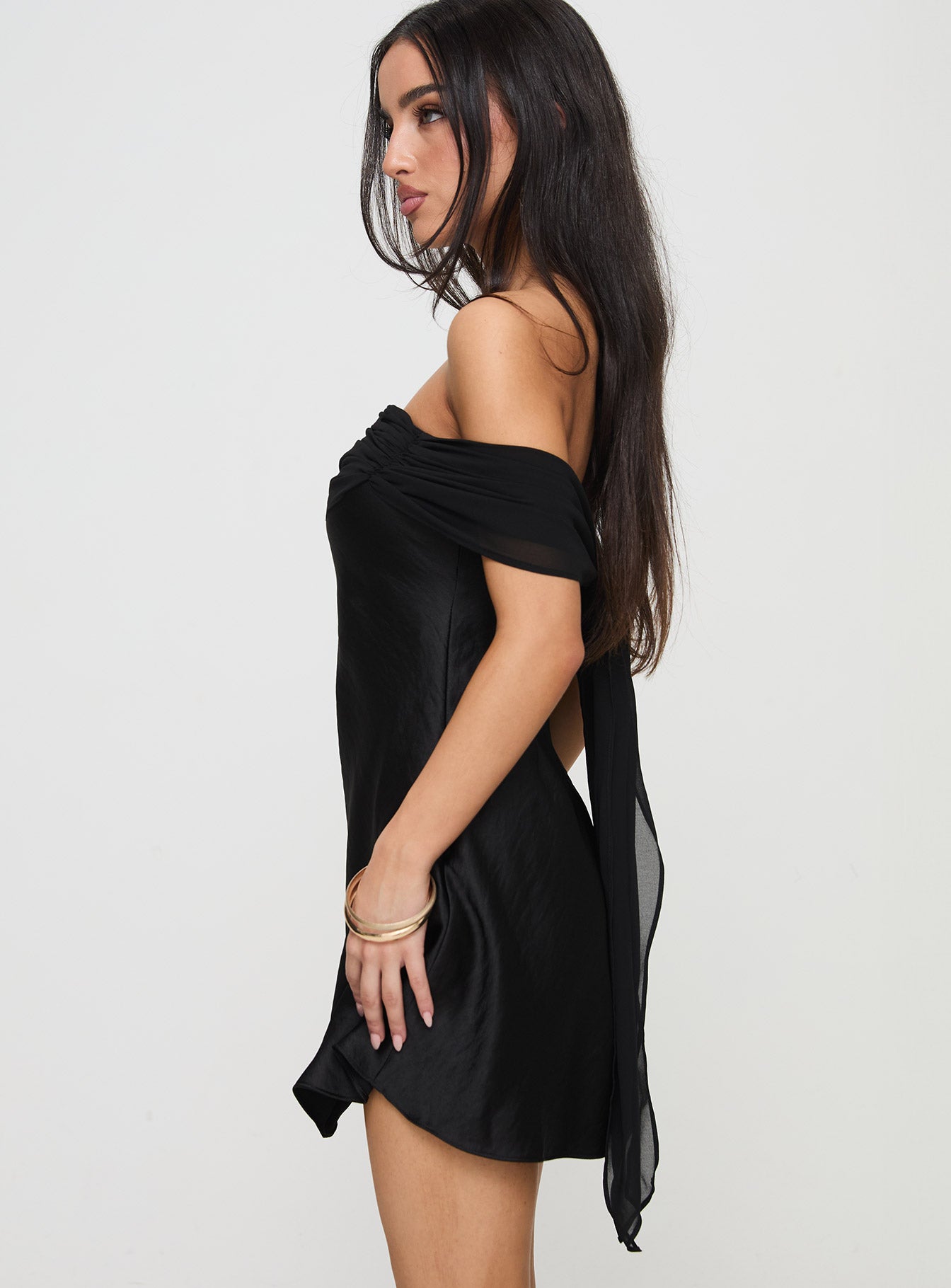 Adoration Mini Dress Black Low Cost Cheap Online