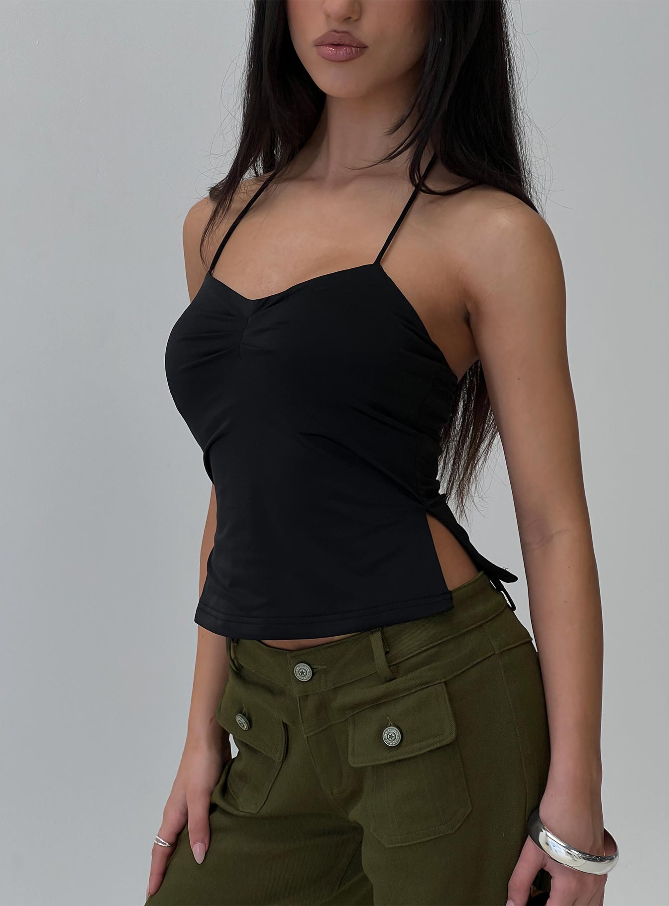 Rehna Halter Top Black Low Shipping Fee Online