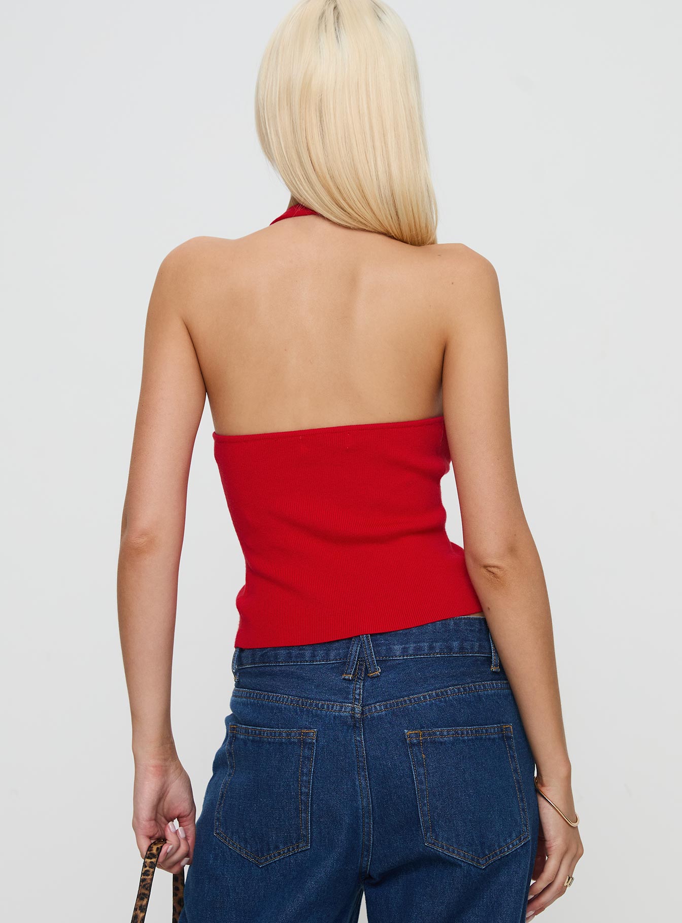 Kingley Halter Top Red Clearance Footlocker Finishline