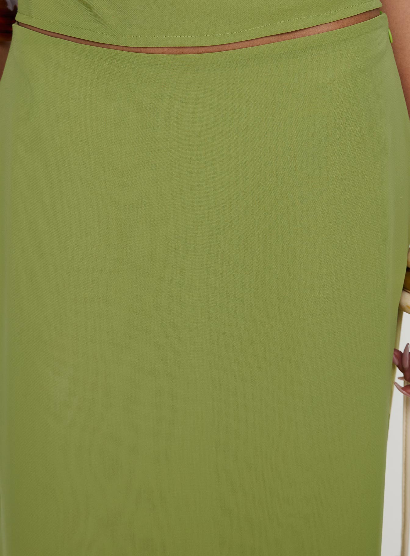 Eleganza Maxi Skirt Green Outlet Collections