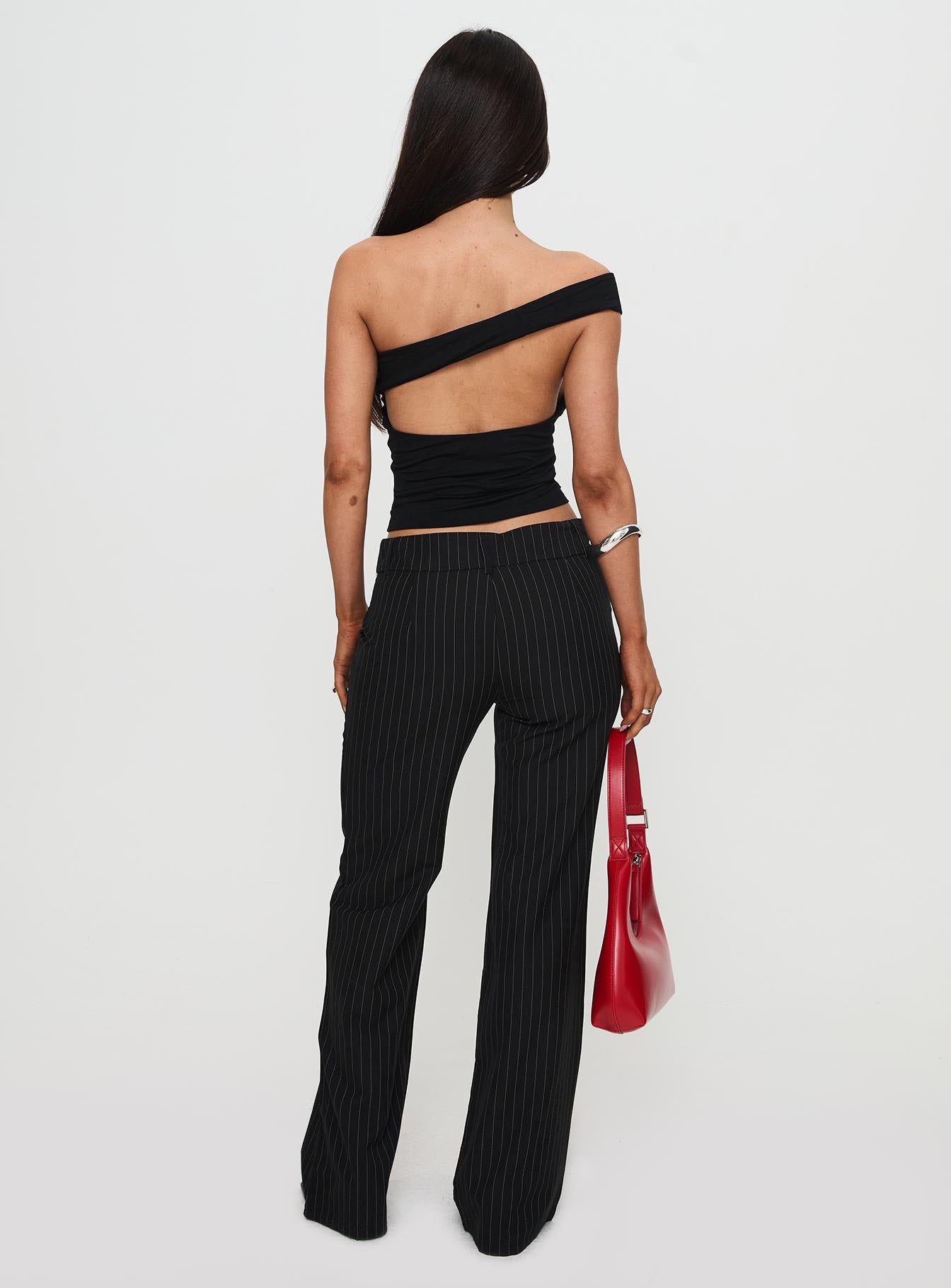 Socialista Pinstripe Pant Black Clearance Perfect