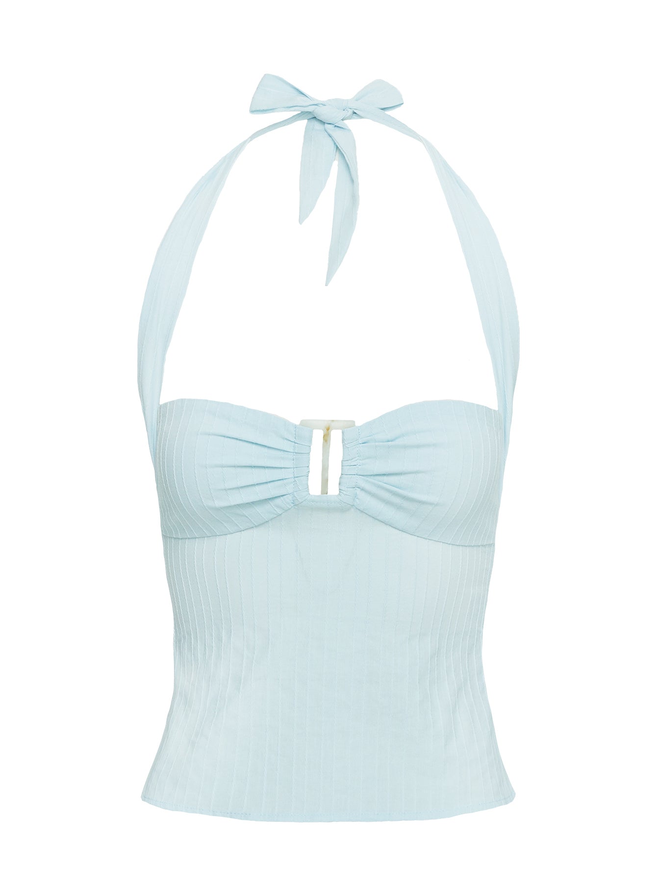 Isabetta Halter Top Aqua Buy Cheap How Much