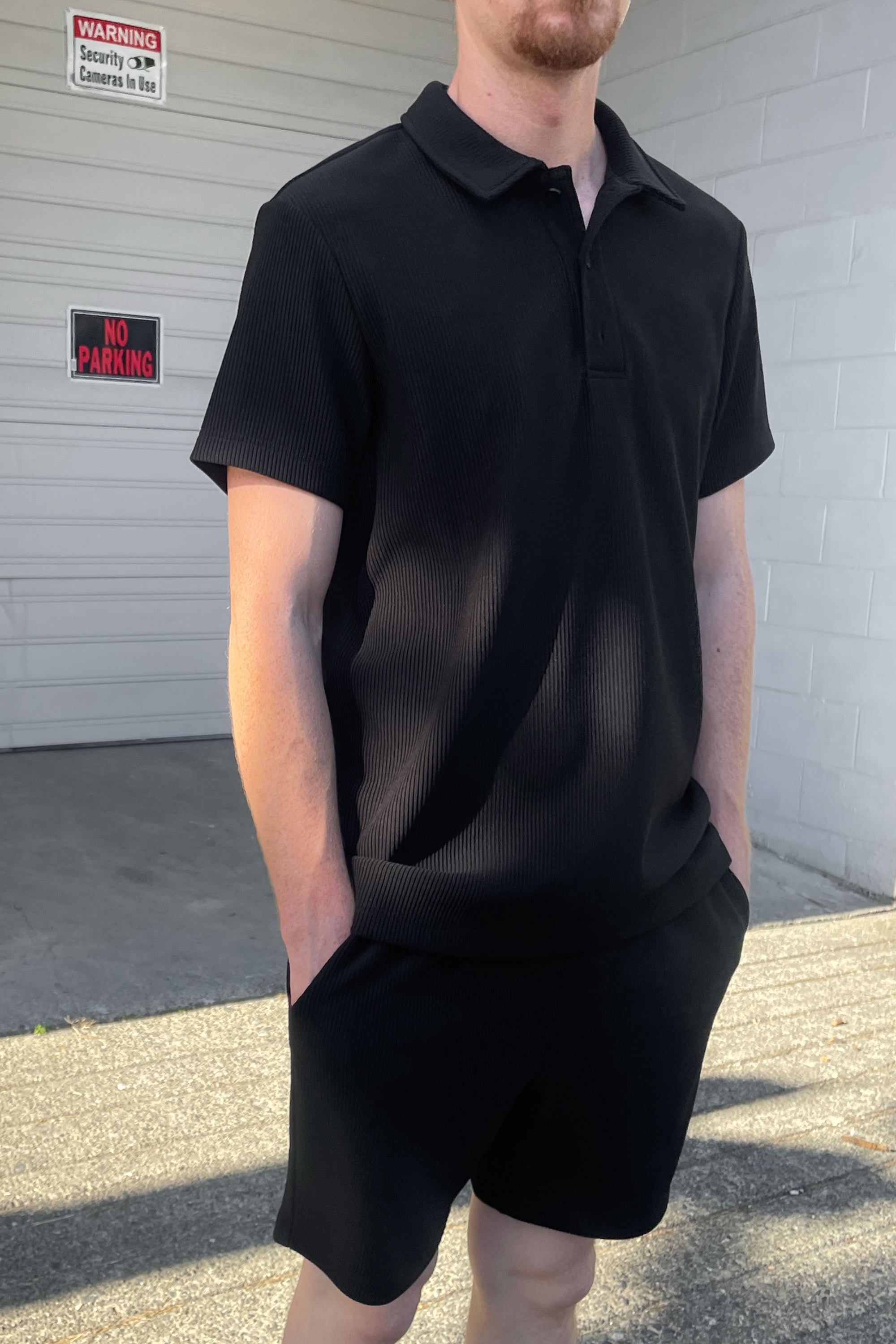 RIBBED POLO T-SHIRT Cheap Shop