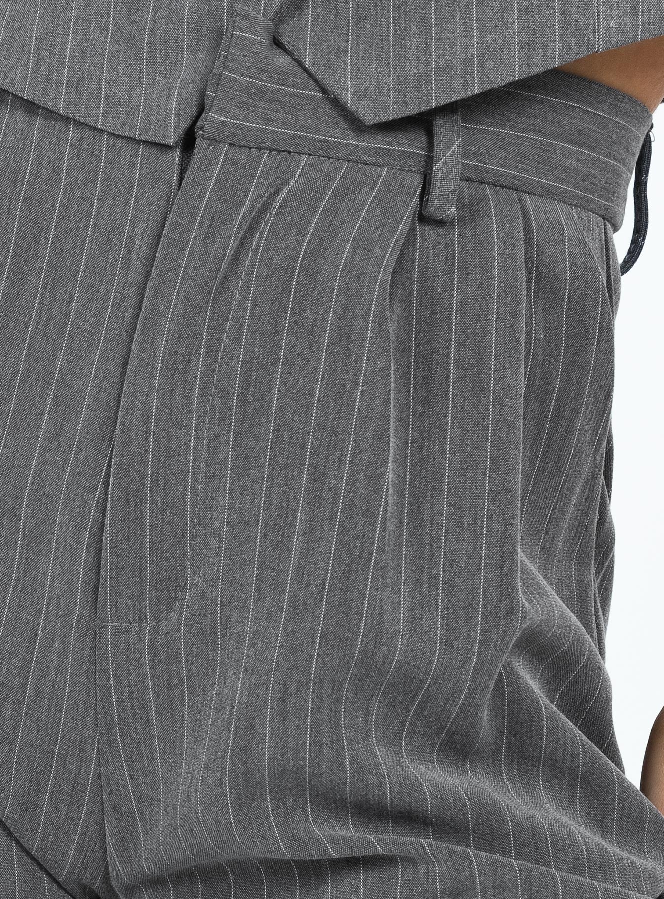 Purley Pinstripe Pants Grey Footlocker Pictures Cheap Online