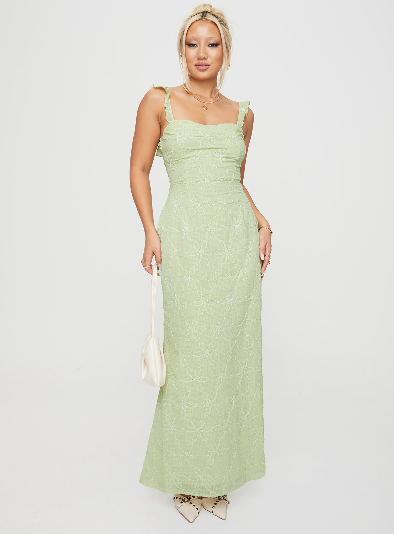 Burner Maxi Dress Green Outlet Release Dates