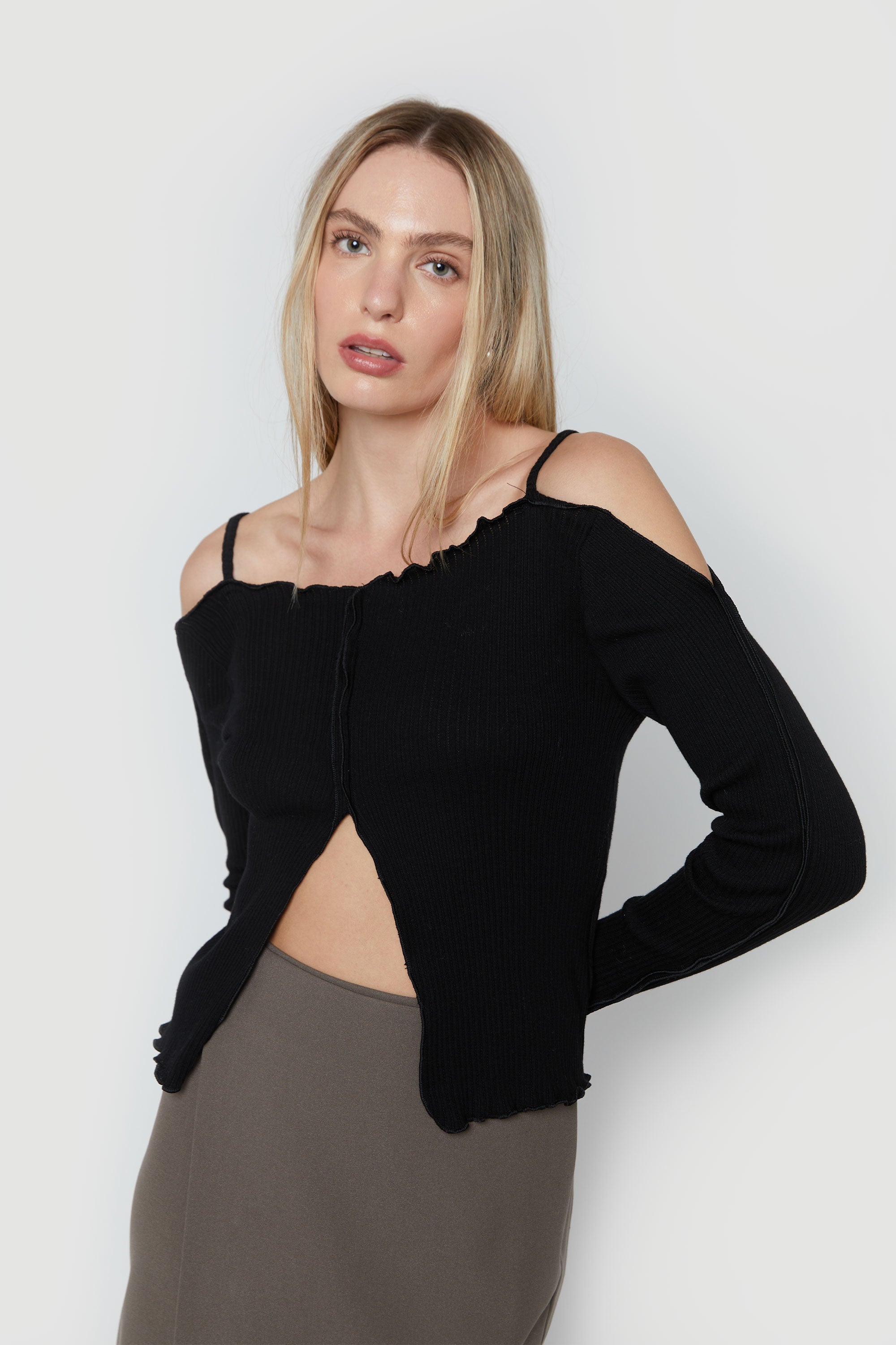 OFF-SHOULDER TOP Free Shipping Original