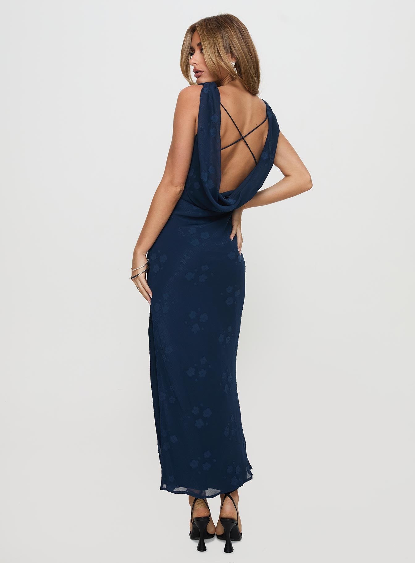 Contessa Maxi Dress Navy Cheap Sale For Cheap